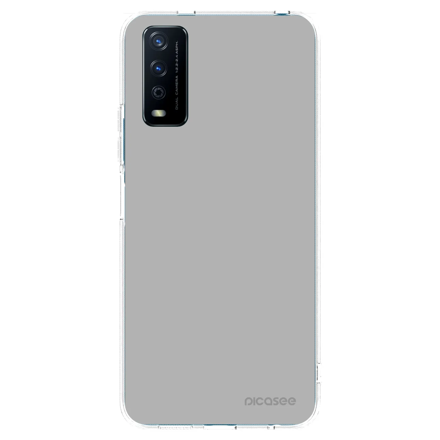 Picasee átlátszó szilikon tok az alábbi mobiltelefonokra Vivo Y11s - Stone