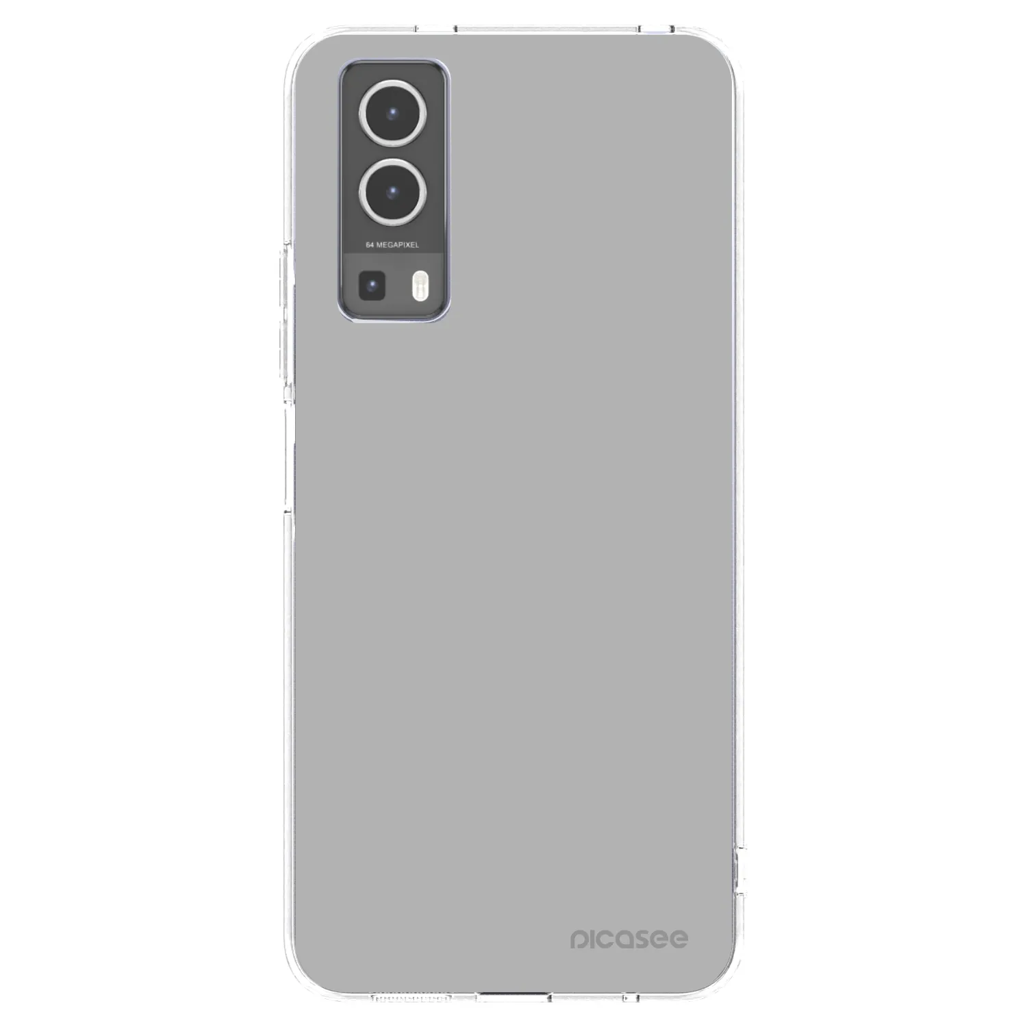 Picasee átlátszó szilikon tok az alábbi mobiltelefonokra Vivo Y72 5G - Stone