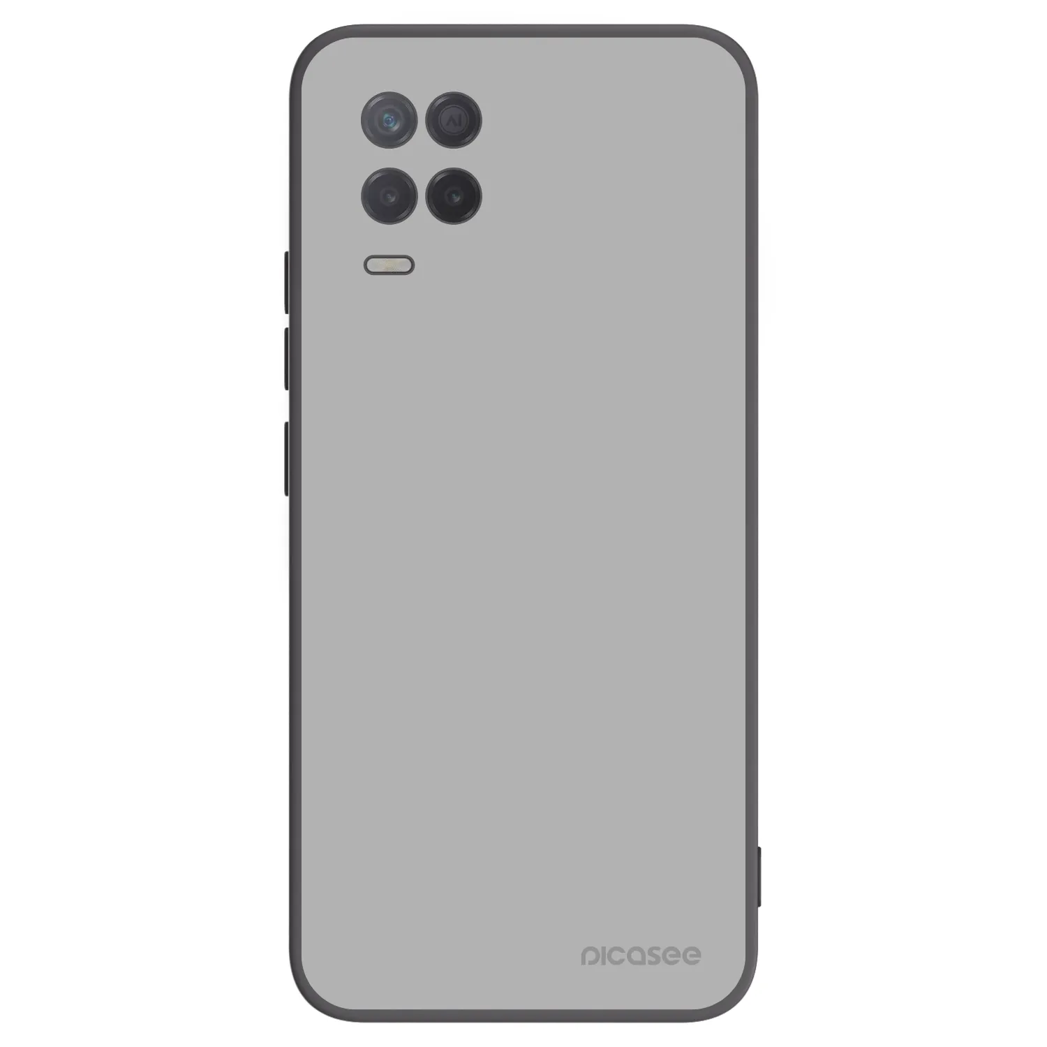 Picasee fekete szilikon tok az alábbi mobiltelefonokra Realme 8 5G - Stone