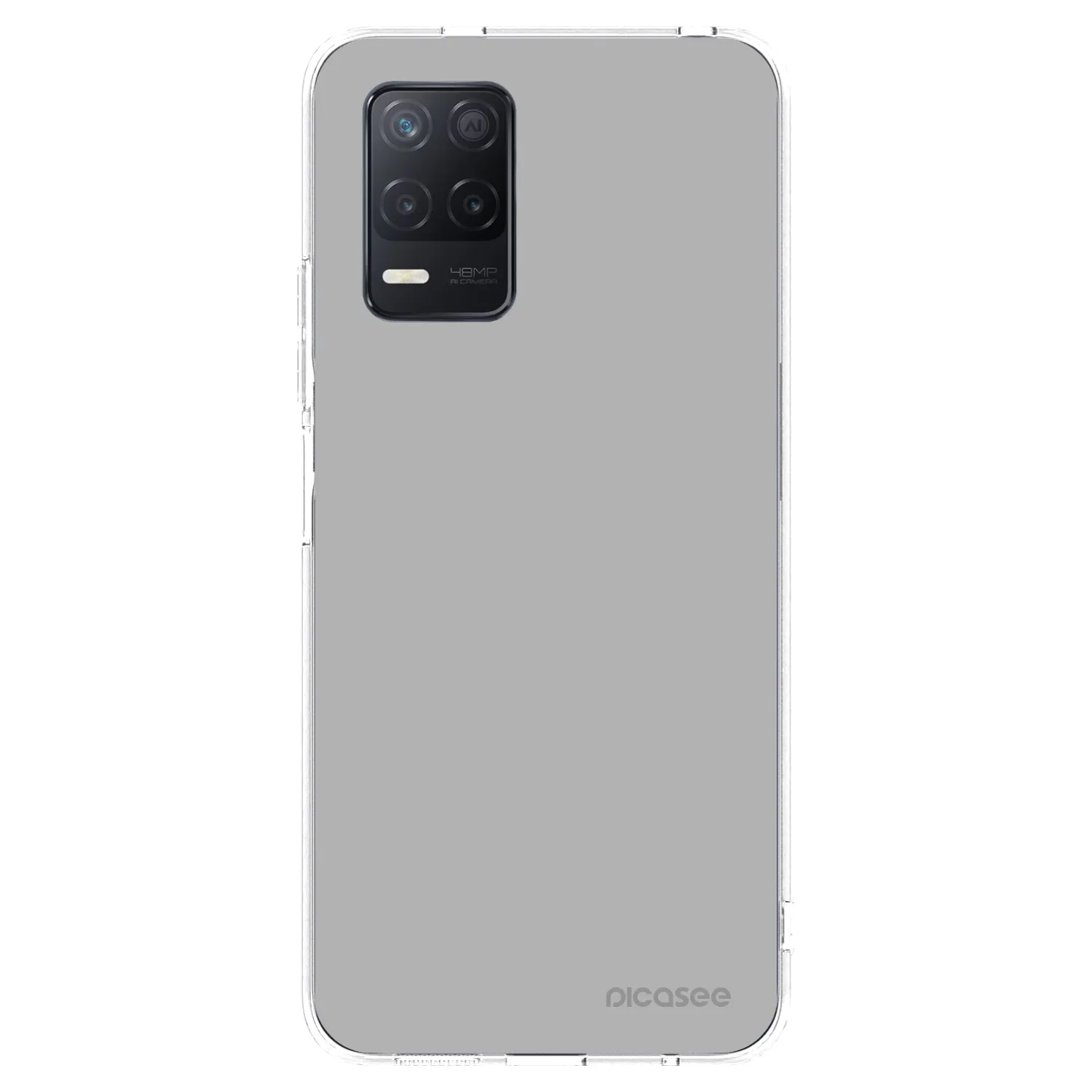 Picasee átlátszó szilikon tok az alábbi mobiltelefonokra Realme 8 5G - Stone