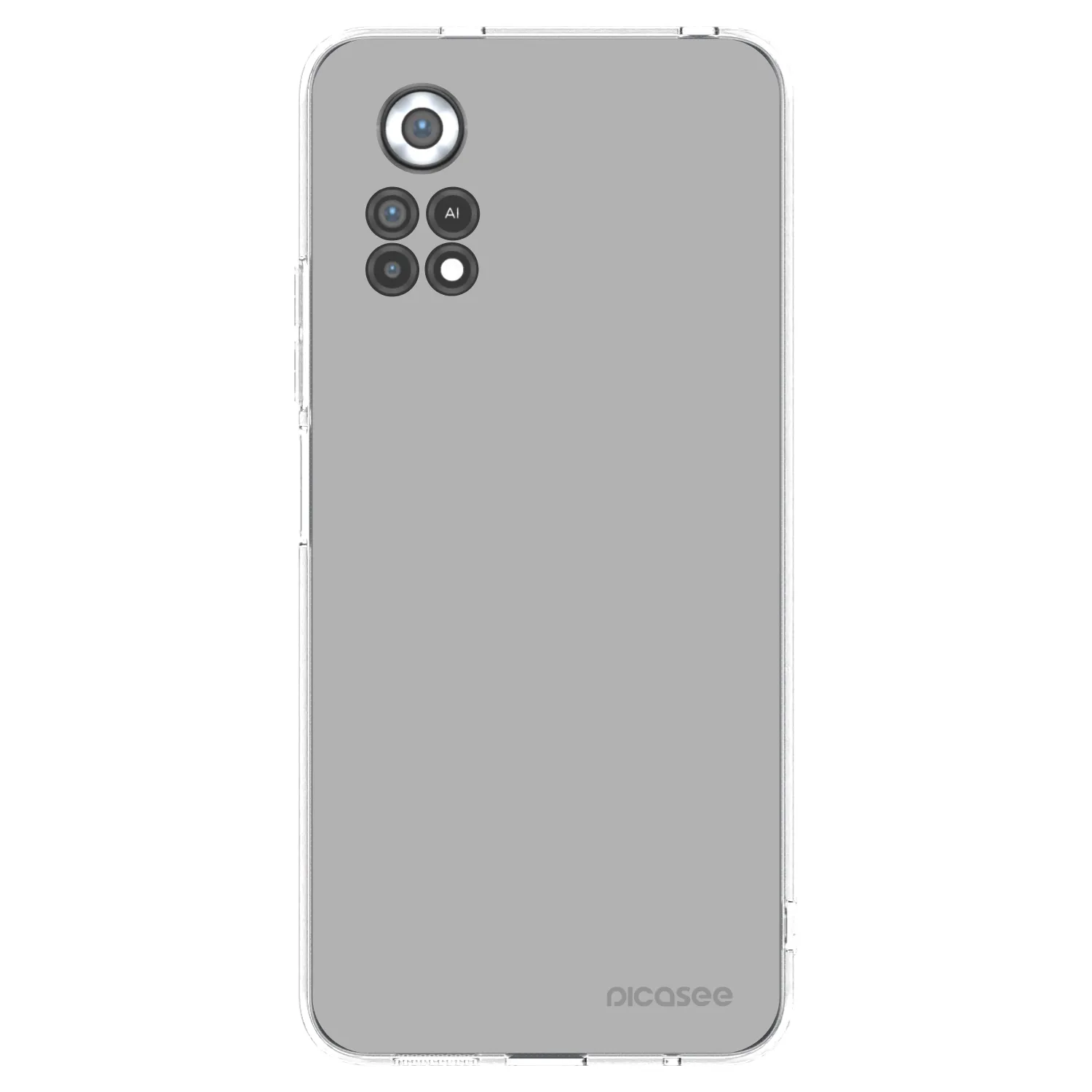 Picasee átlátszó szilikon tok az alábbi mobiltelefonokra Xiaomi Poco X4 Pro 5G - Stone