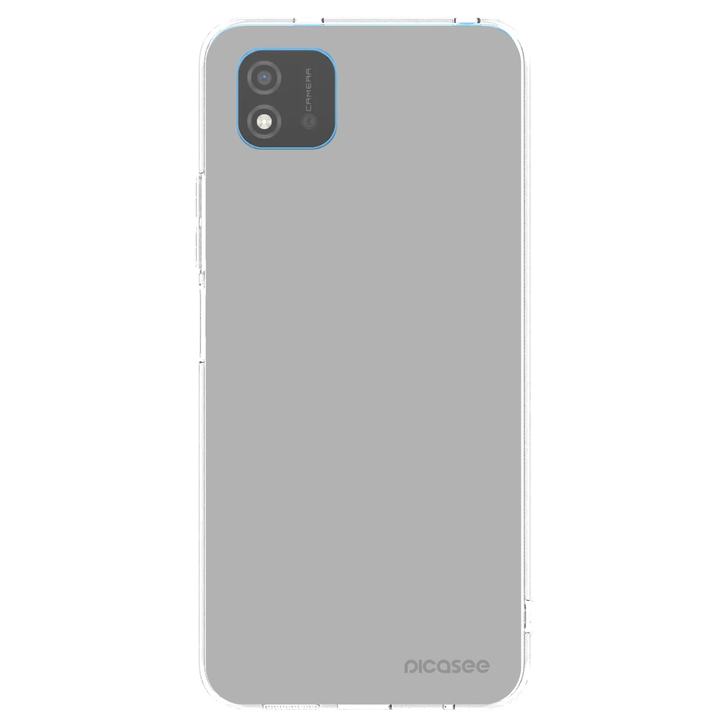 Picasee átlátszó szilikon tok az alábbi mobiltelefonokra Realme C11 (2021) - Stone