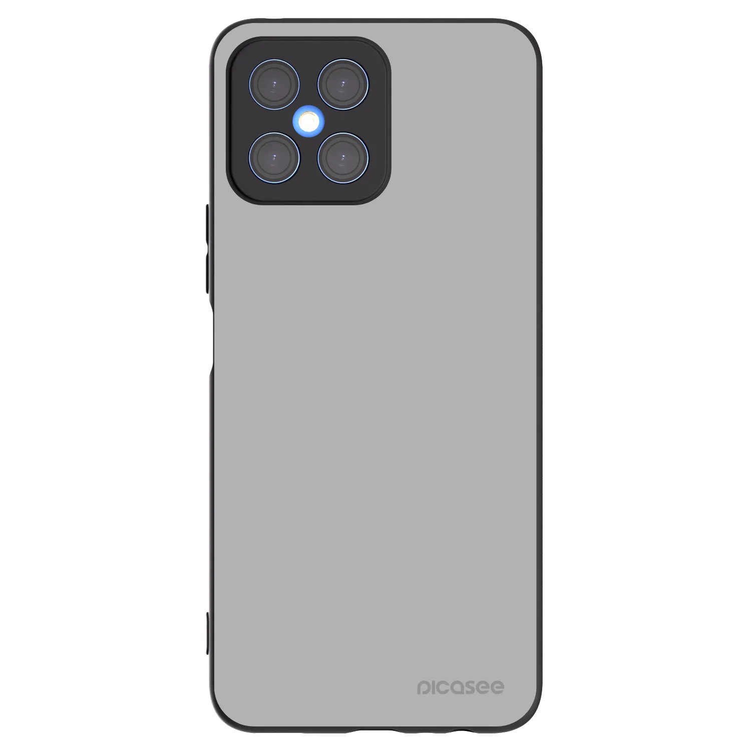 Picasee fekete szilikon tok az alábbi mobiltelefonokra Honor X8 4G - Stone