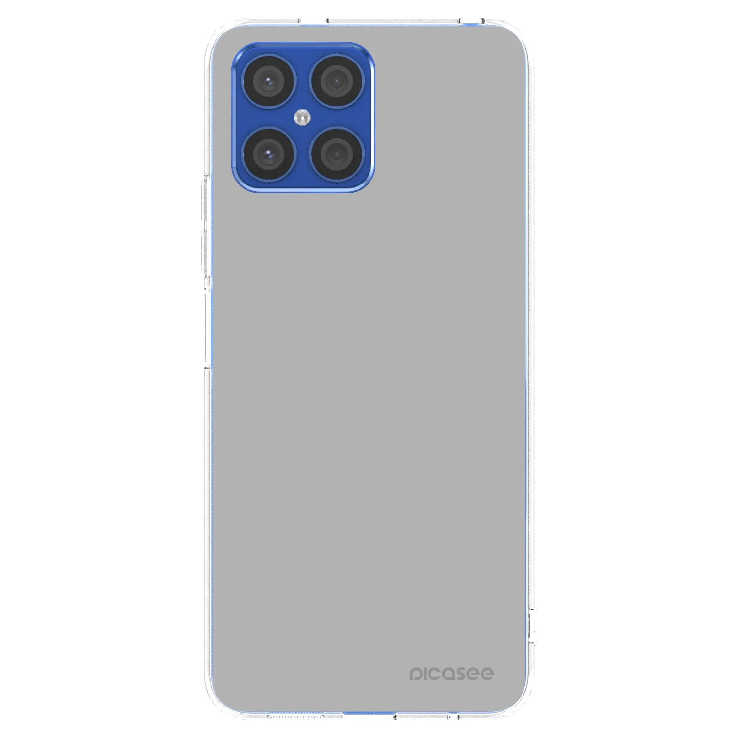 Picasee átlátszó szilikon tok az alábbi mobiltelefonokra Honor X8 4G - Stone