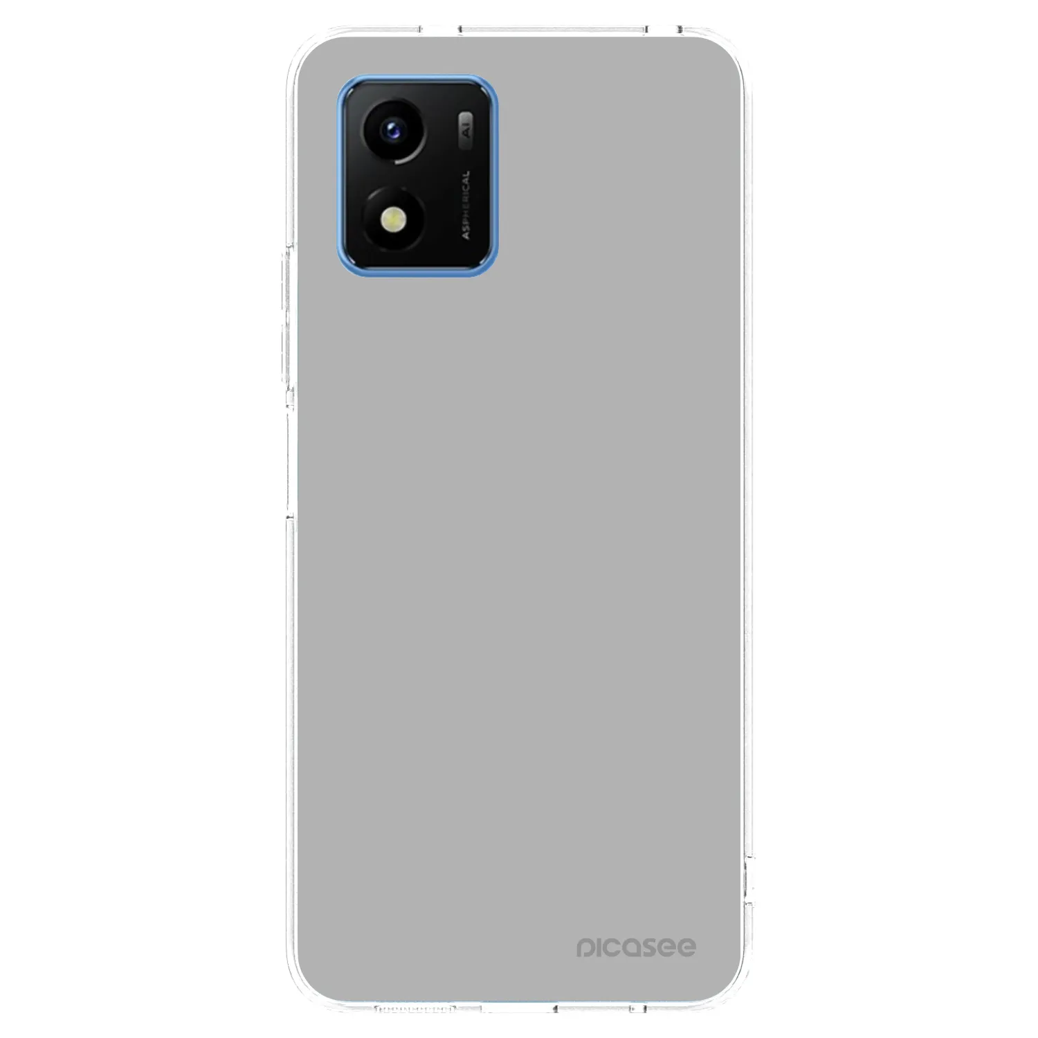 Picasee átlátszó szilikon tok az alábbi mobiltelefonokra Vivo Y01 - Stone