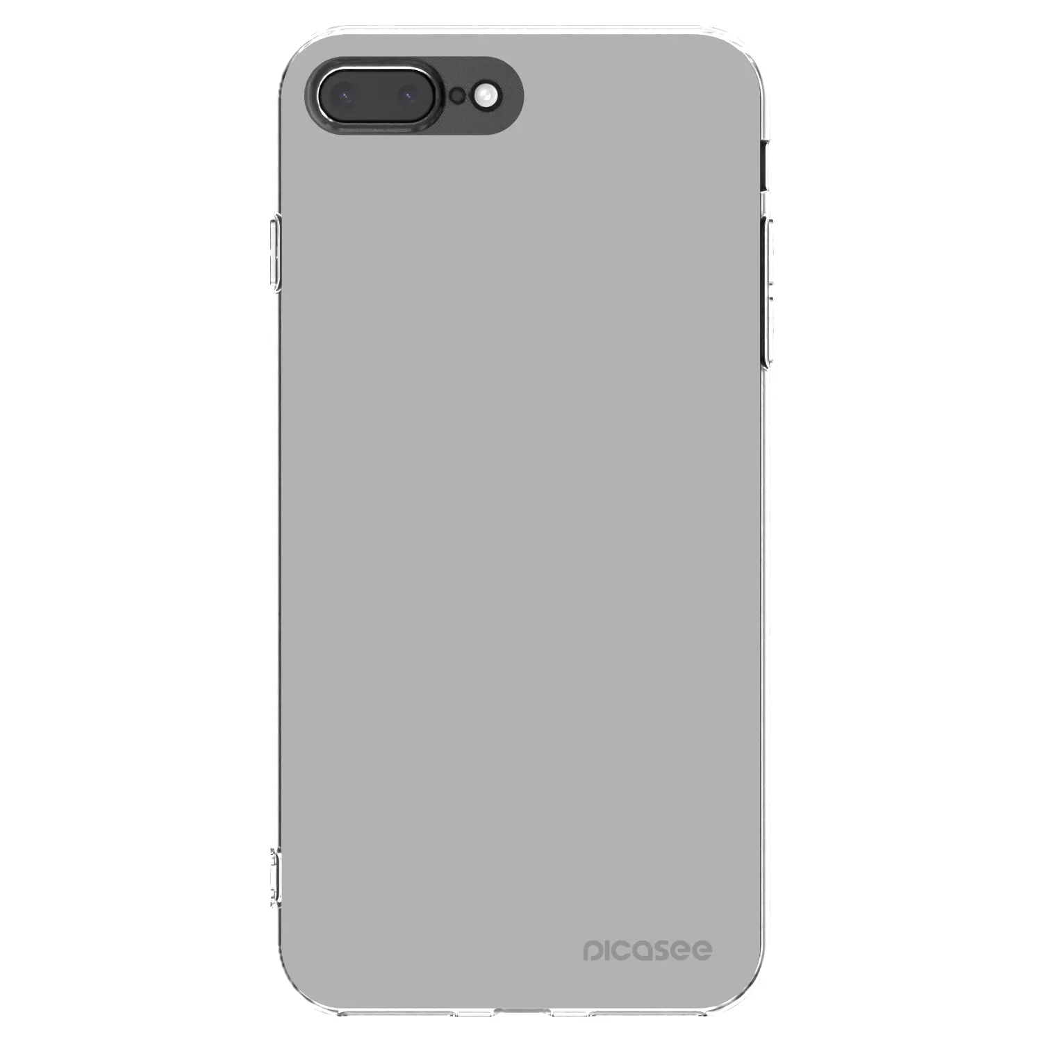 Picasee átlátszó szilikon tok az alábbi mobiltelefonokra Apple iPhone 8 Plus - Stone
