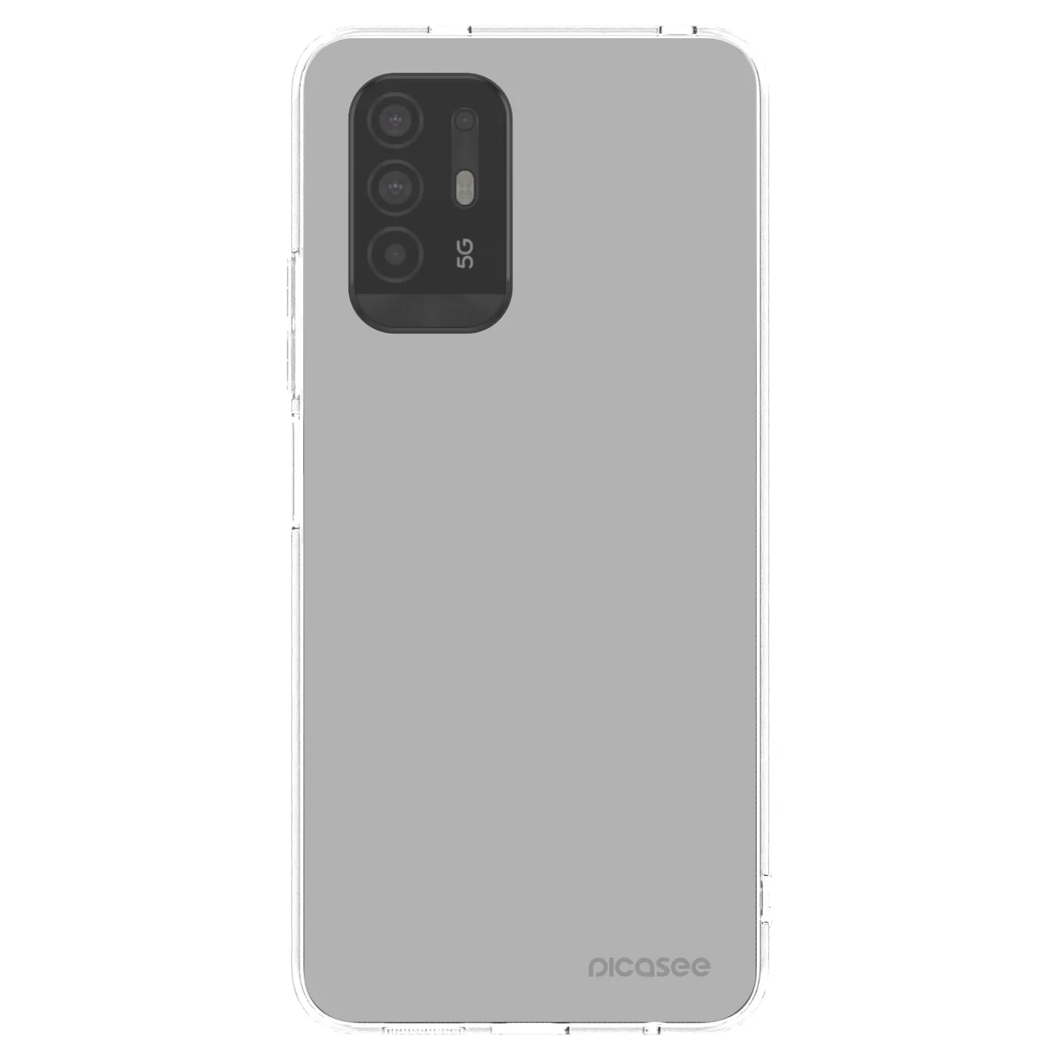 Picasee átlátszó szilikon tok az alábbi mobiltelefonokra OPPO A94 5G - Stone