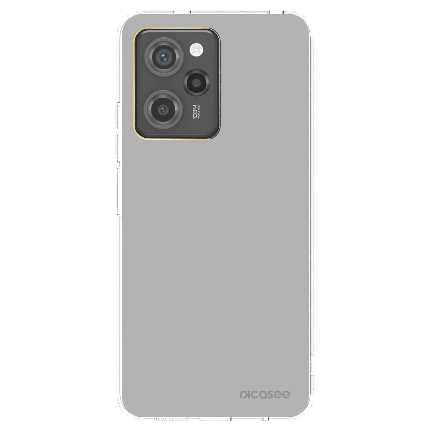 Picasee fekete szilikon tok az alábbi mobiltelefonokra Xiaomi Poco X5 Pro - Stone