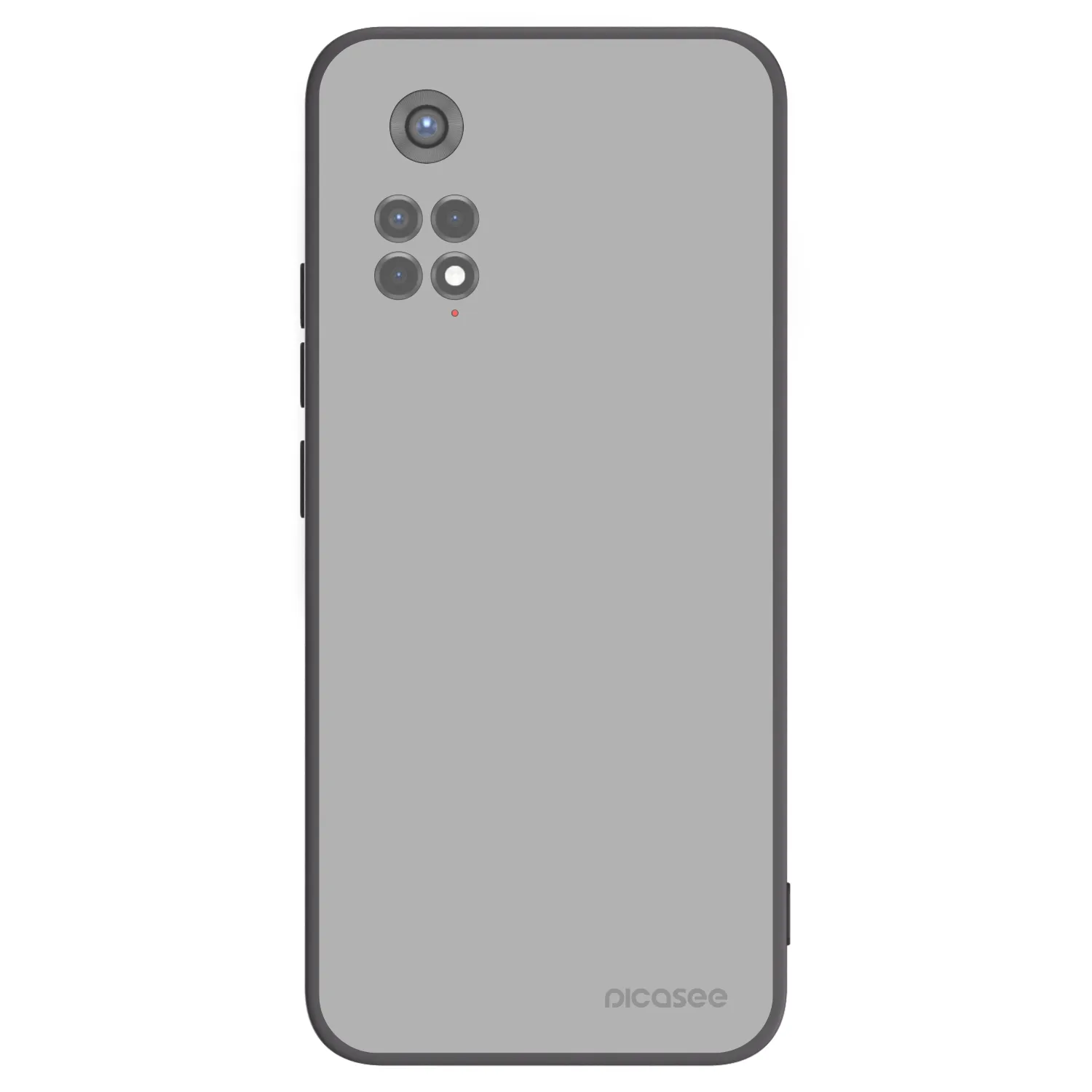 Picasee fekete szilikon tok az alábbi mobiltelefonokra Xiaomi Redmi Note 11S 5G - Stone