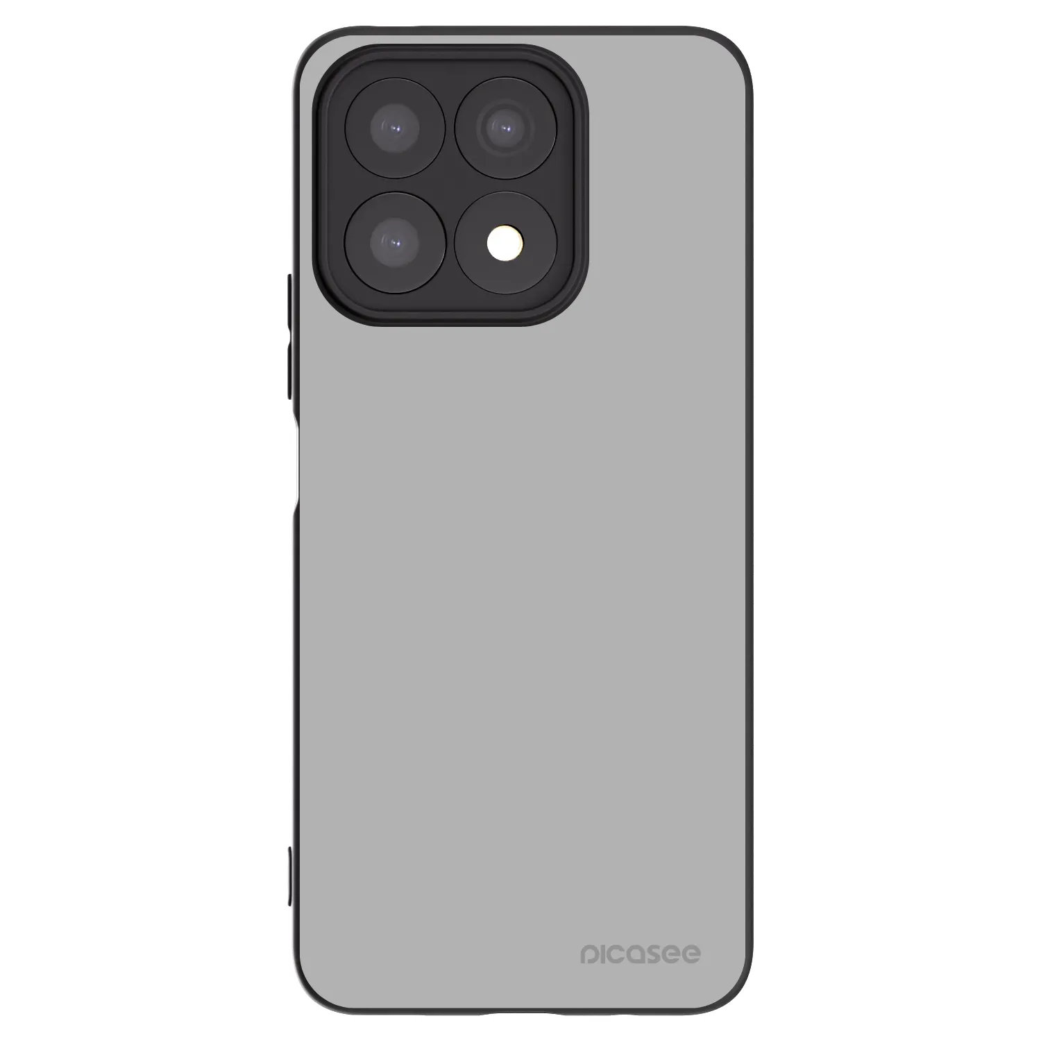 Picasee fekete szilikon tok az alábbi mobiltelefonokra Honor X8a - Stone