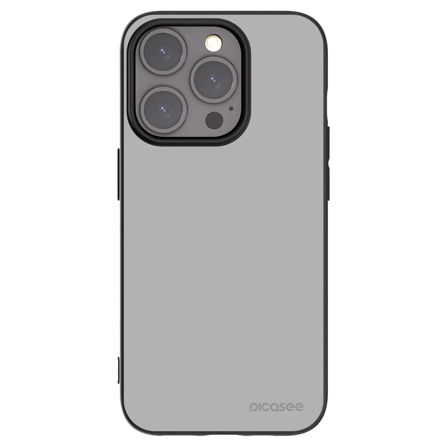 Picasee fekete szilikon tok az alábbi mobiltelefonokra Apple iPhone 15 Pro - Stone