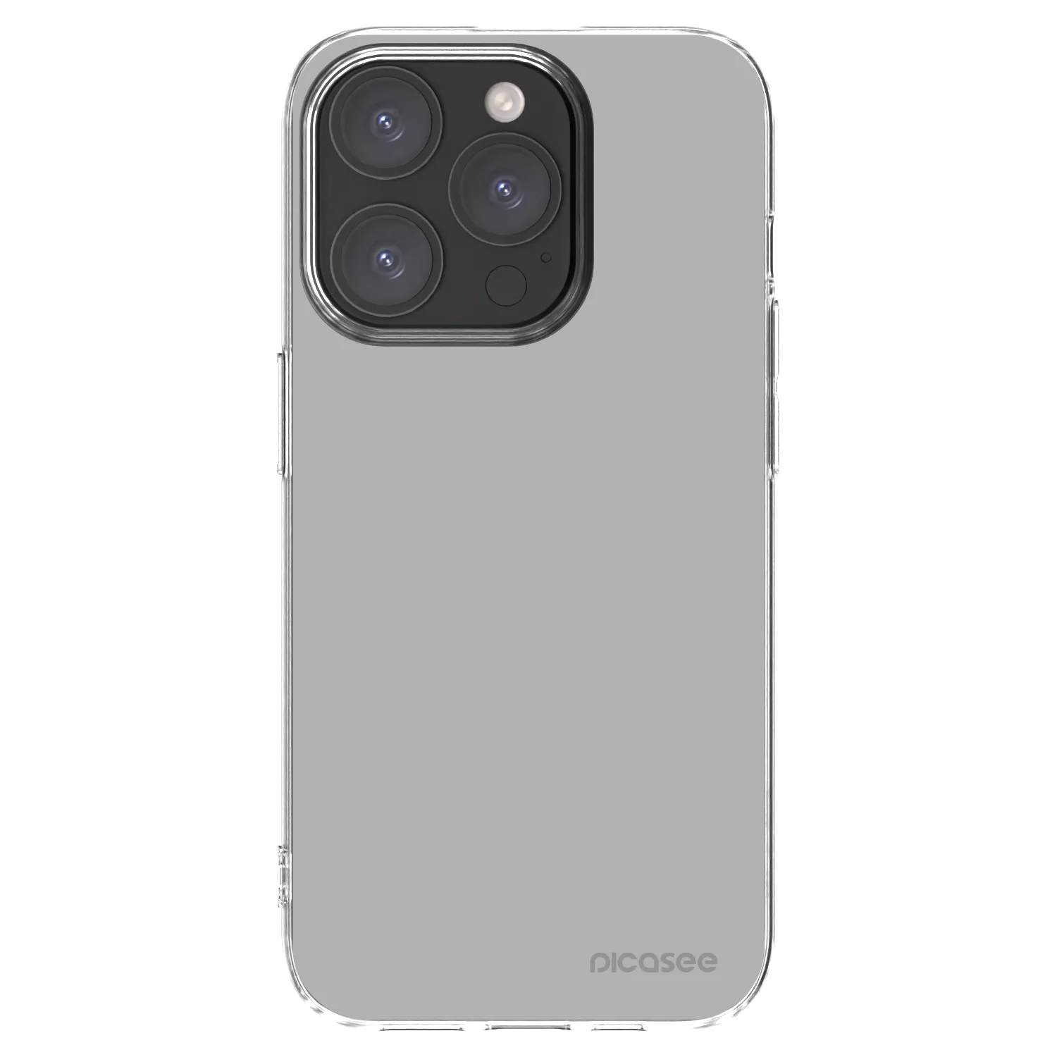 Picasee átlátszó szilikon tok az alábbi mobiltelefonokra Apple iPhone 15 Pro - Stone