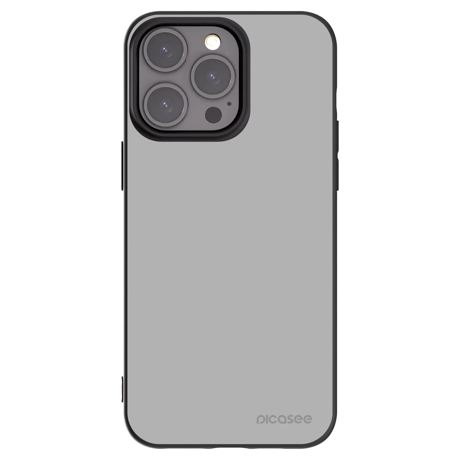 Picasee fekete szilikon tok az alábbi mobiltelefonokra Apple iPhone 15 Pro Max - Stone
