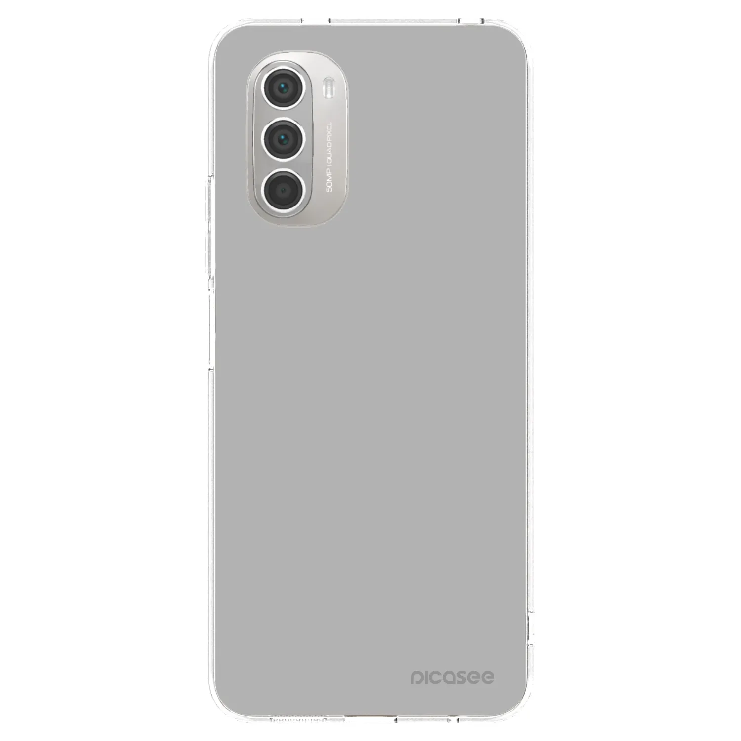 Picasee átlátszó szilikon tok az alábbi mobiltelefonokra Motorola Moto G51 - Stone