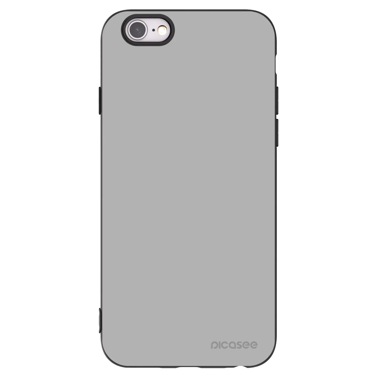 Picasee fekete szilikon tok az alábbi mobiltelefonokra Apple iPhone 6/6S - Stone