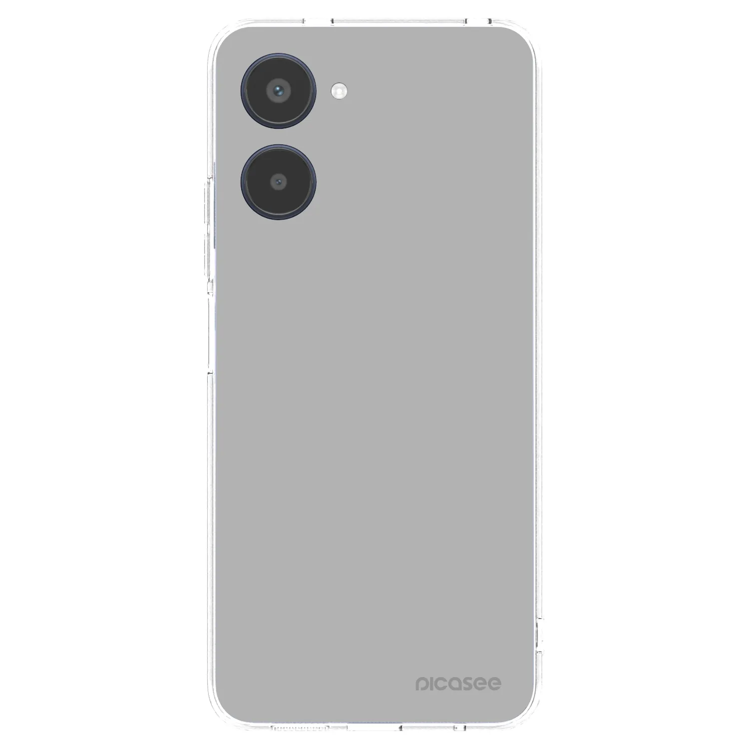 Picasee átlátszó szilikon tok az alábbi mobiltelefonokra Realme 10 4G - Stone