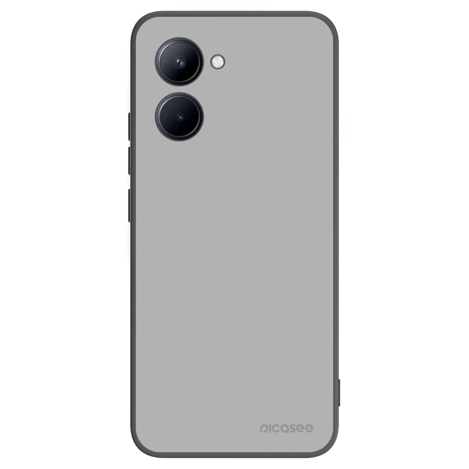 Picasee fekete szilikon tok az alábbi mobiltelefonokra Realme C33 (2023) - Stone