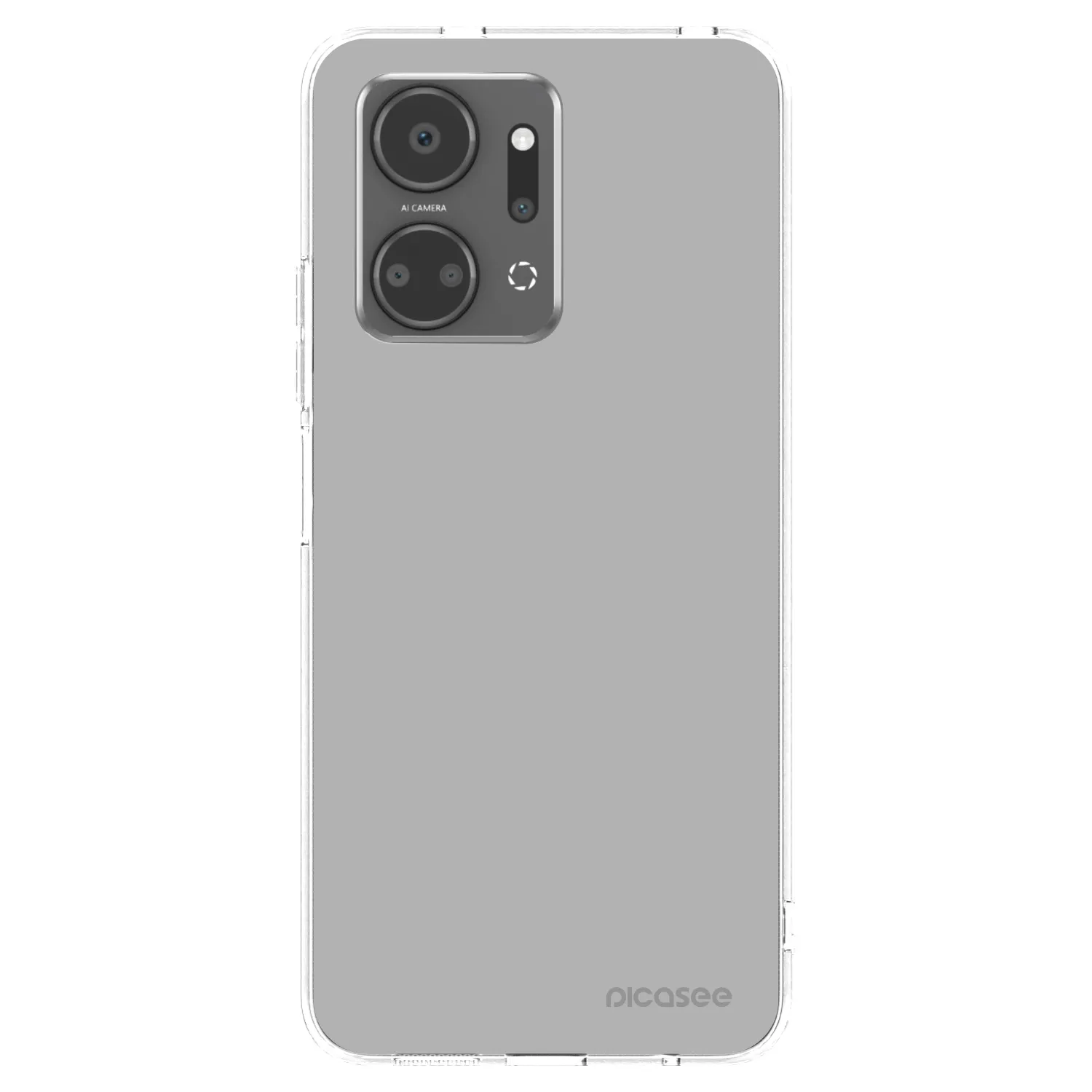 Picasee átlátszó szilikon tok az alábbi mobiltelefonokra Honor X7a - Stone