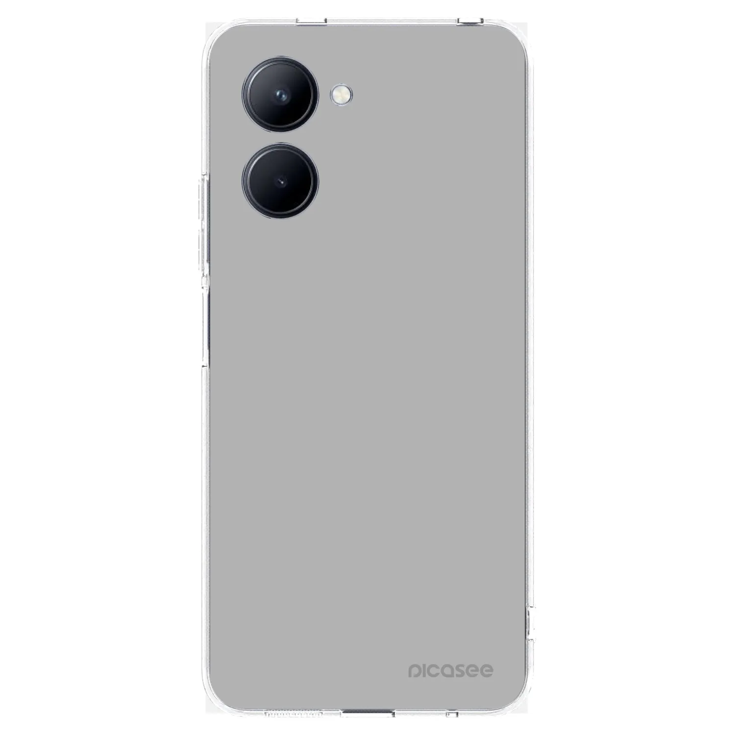 Picasee átlátszó szilikon tok az alábbi mobiltelefonokra Realme C33 (2023) - Stone
