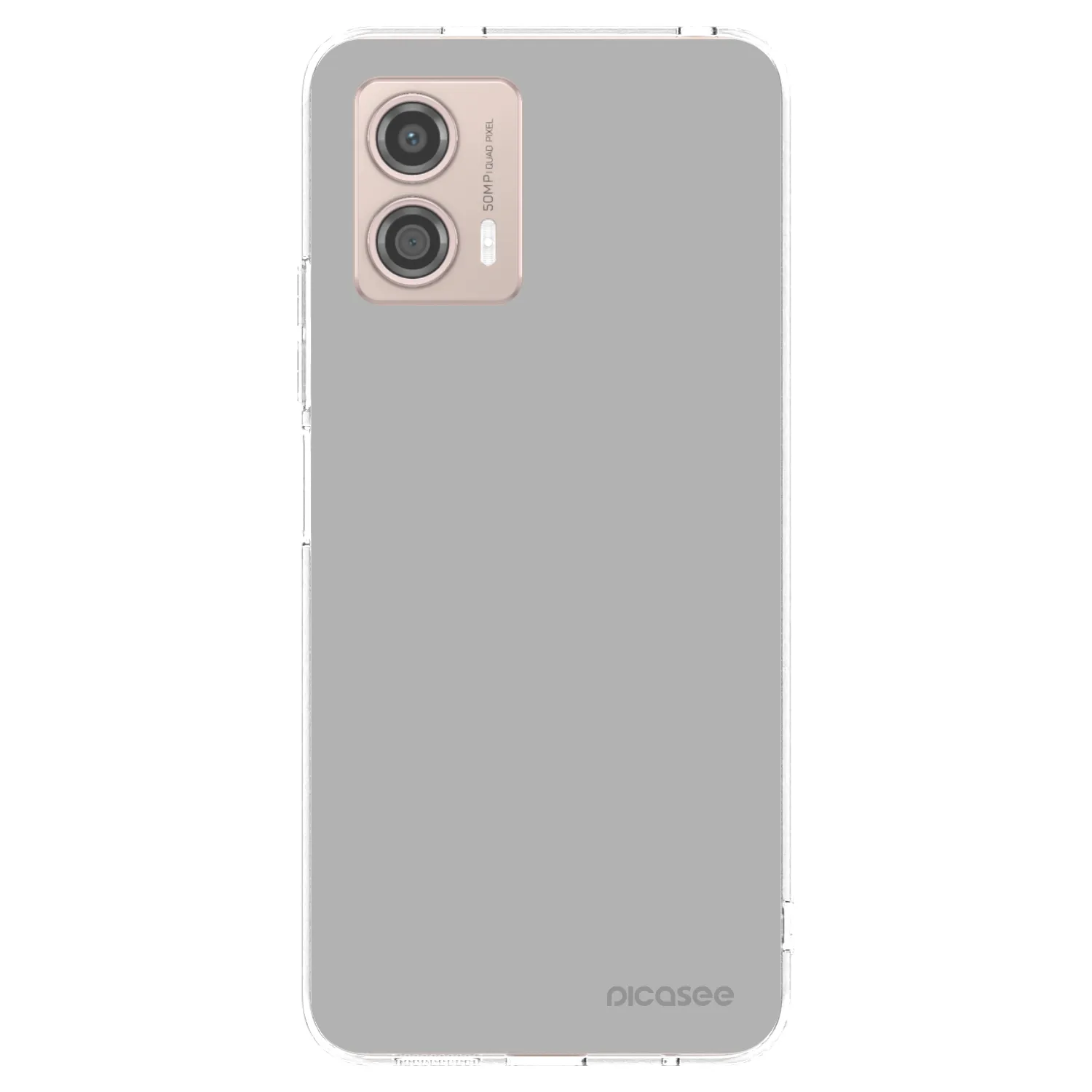 Picasee átlátszó szilikon tok az alábbi mobiltelefonokra Motorola Moto G53 5G - Stone