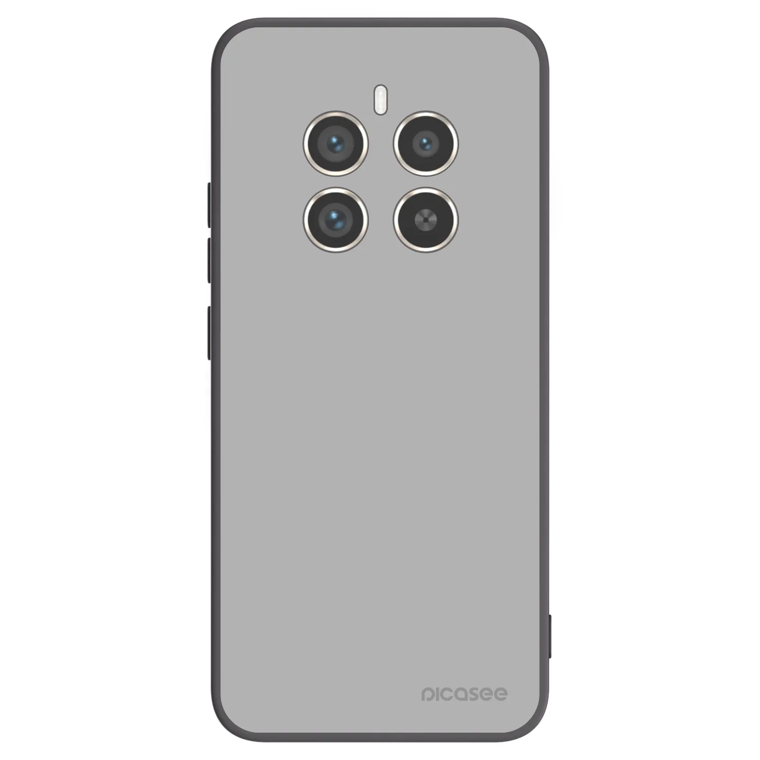 Picasee fekete szilikon tok az alábbi mobiltelefonokra Realme 12 Pro 5G - Stone