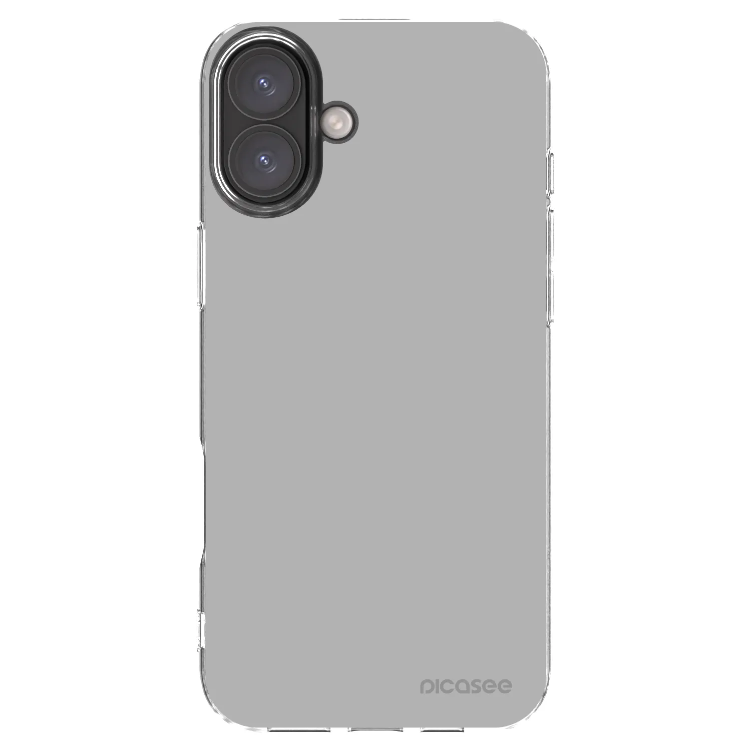 Picasee átlátszó szilikon tok az alábbi mobiltelefonokra Apple iPhone 16 Plus - Stone