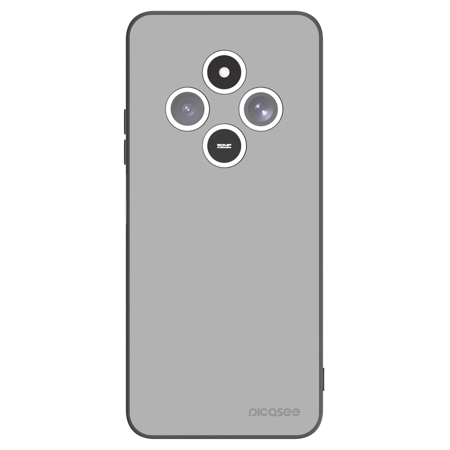 Picasee fekete szilikon tok az alábbi mobiltelefonokra Xiaomi Redmi 14C - Stone