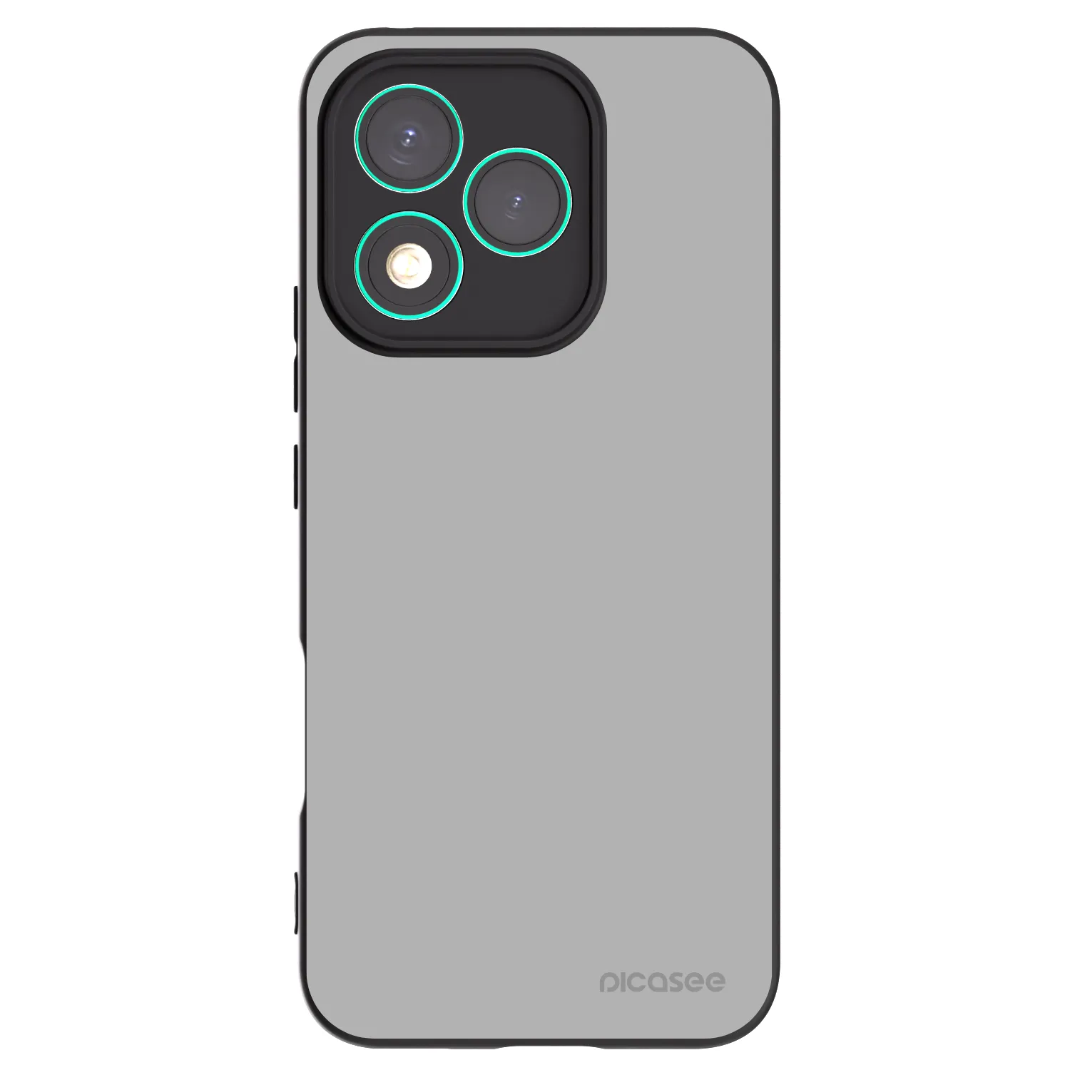 Picasee fekete szilikon tok az alábbi mobiltelefonokra Honor 400 Lite 5G - Stone