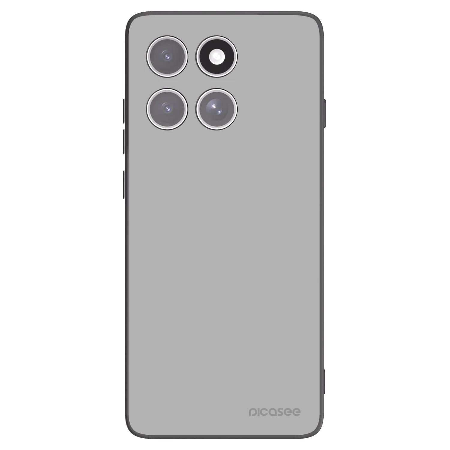 Picasee fekete szilikon tok az alábbi mobiltelefonokra Motorola Edge 60 Fusion - Stone