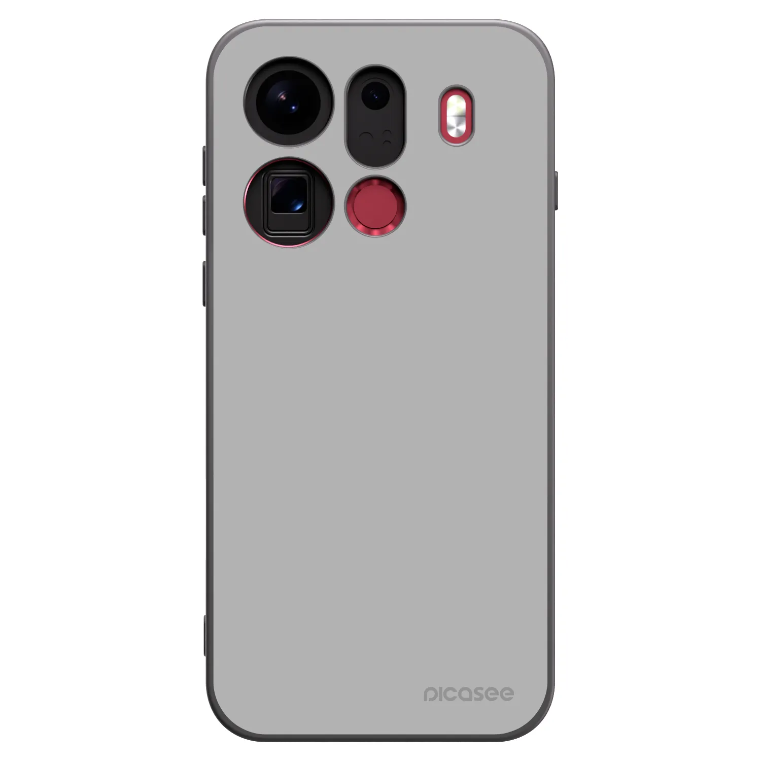 Picasee fekete szilikon tok az alábbi mobiltelefonokra OPPO Find X9 Pro - Stone