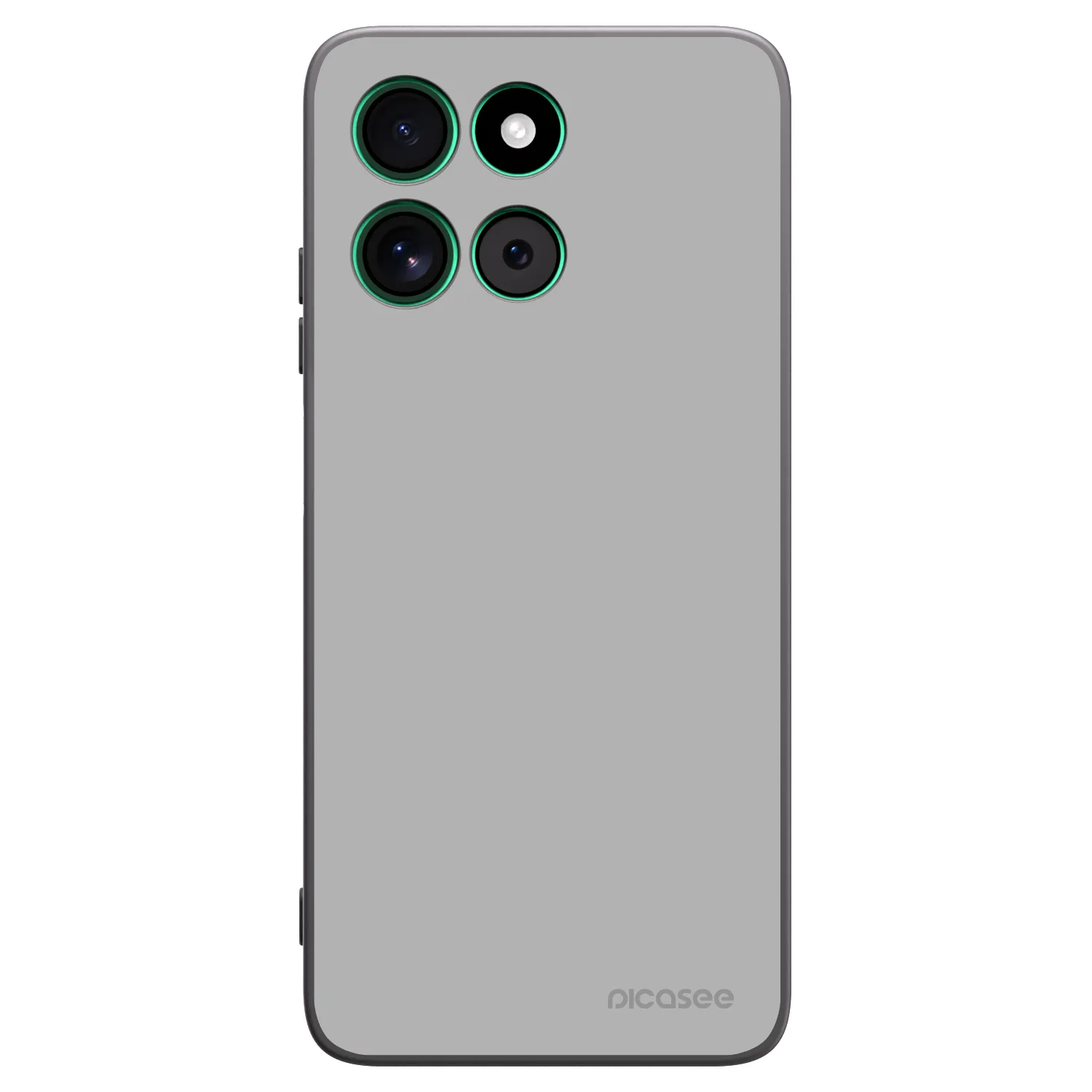 Picasee fekete szilikon tok az alábbi mobiltelefonokra Motorola Moto G57 Power - Stone