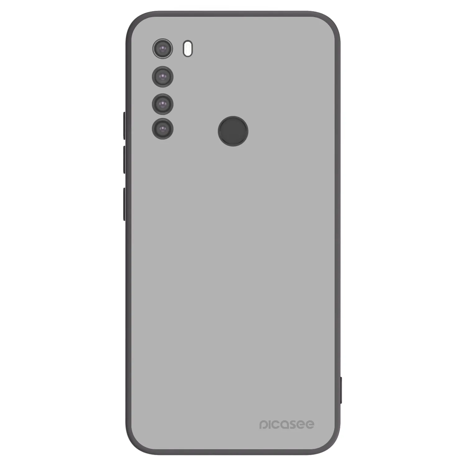 Picasee fekete szilikon tok az alábbi mobiltelefonokra Xiaomi Redmi Note 8 - Stone