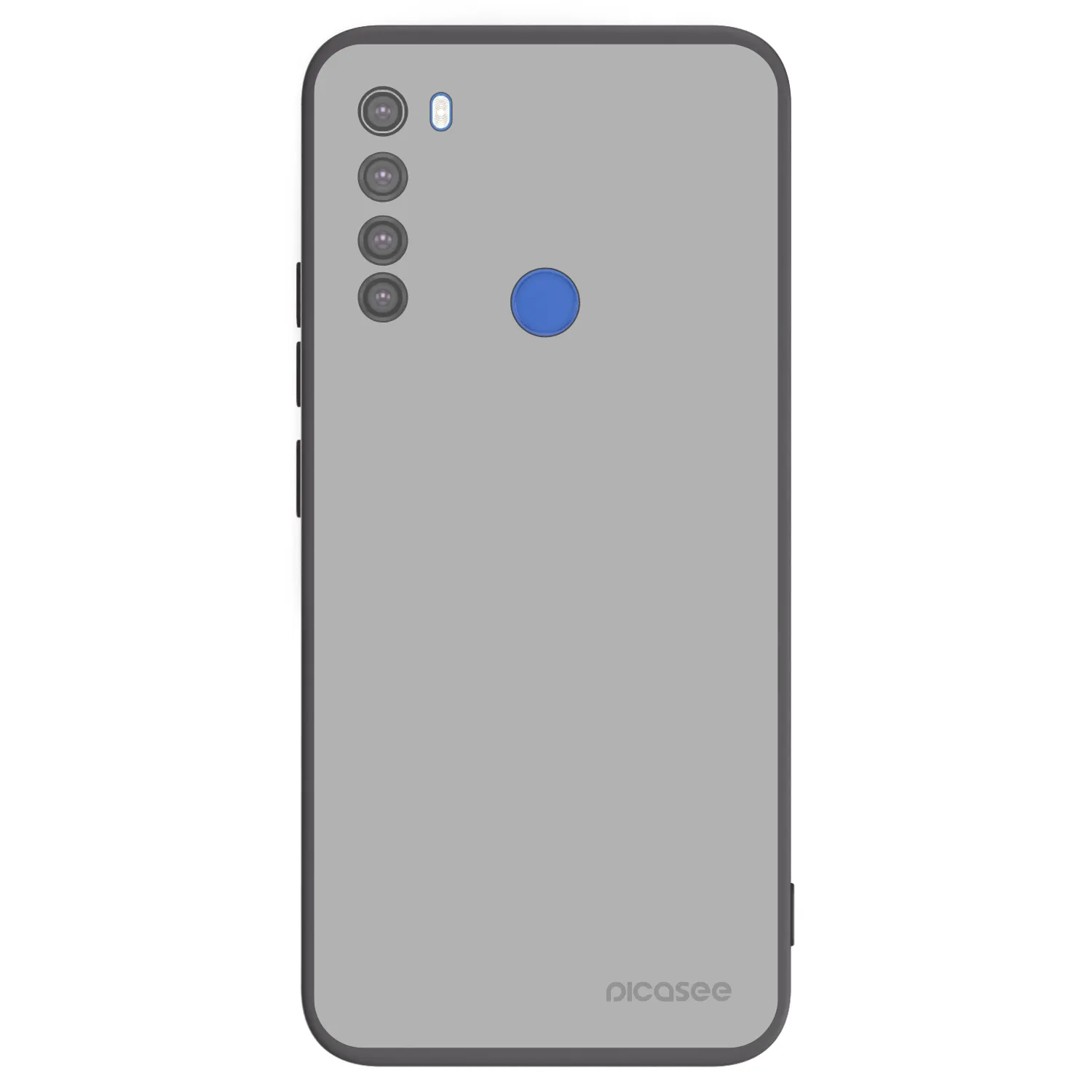 Picasee fekete szilikon tok az alábbi mobiltelefonokra Xiaomi Redmi Note 8T - Stone