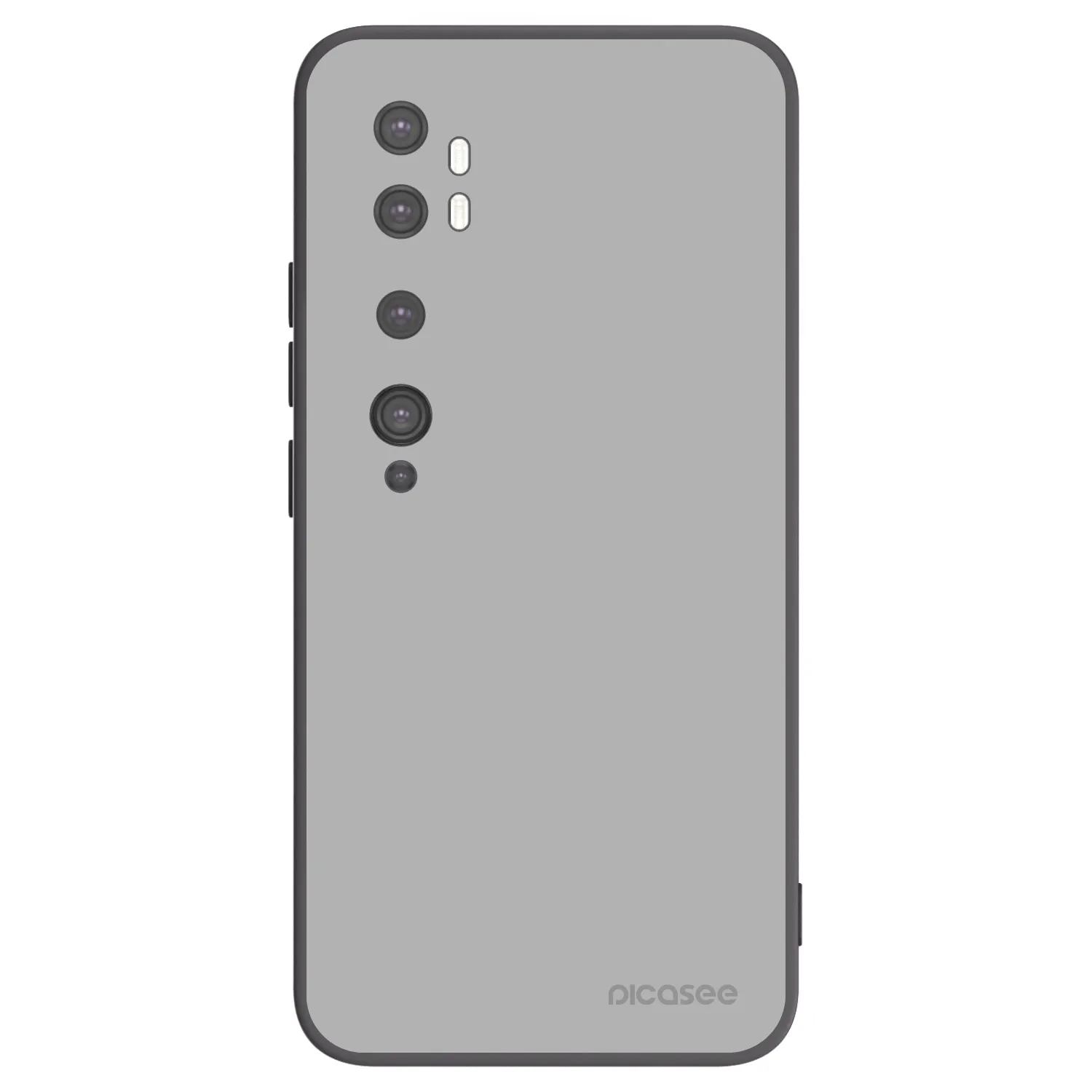 Picasee fekete szilikon tok az alábbi mobiltelefonokra Xiaomi Mi Note 10 (Pro) - Stone
