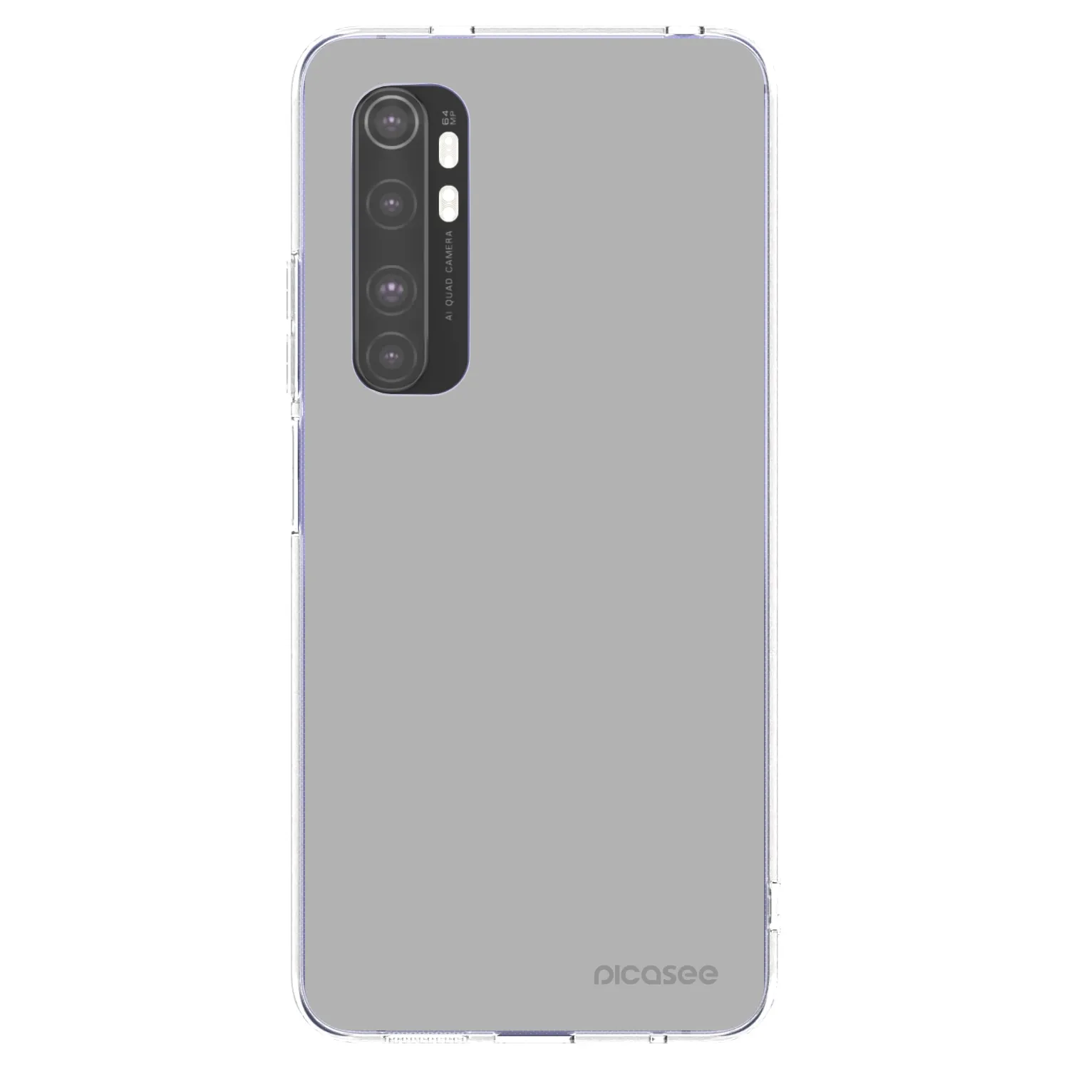 Picasee átlátszó szilikon tok az alábbi mobiltelefonokra Xiaomi Mi Note 10 Lite - Stone