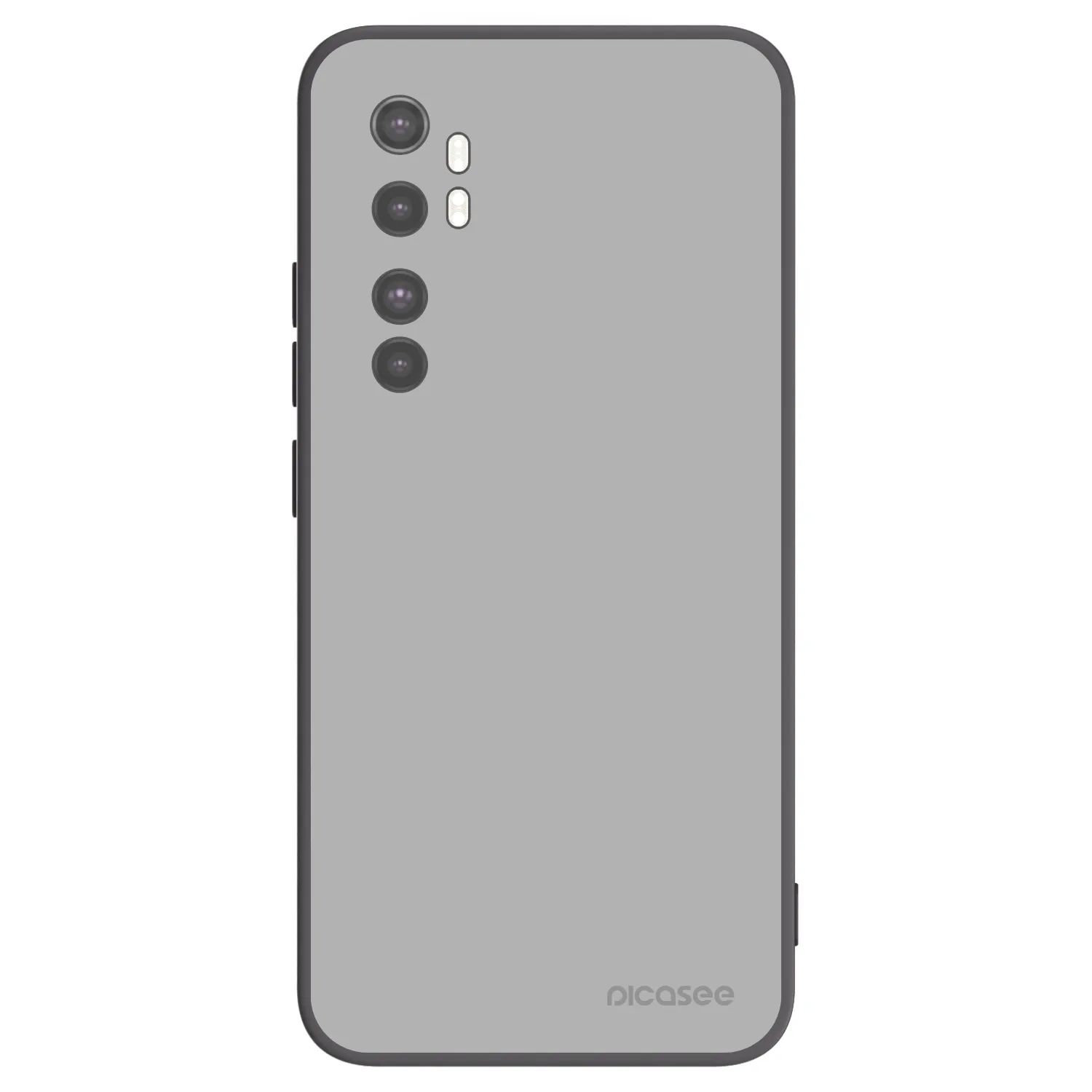 Picasee fekete szilikon tok az alábbi mobiltelefonokra Xiaomi Mi Note 10 Lite - Stone