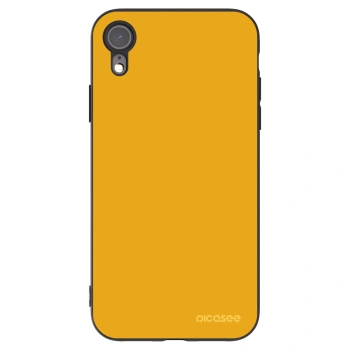 Picasee fekete szilikon tok az alábbi mobiltelefonokra Apple iPhone XR - Sun