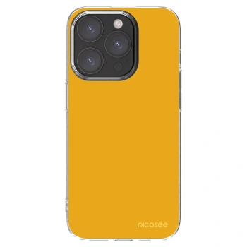 Picasee átlátszó szilikon tok az alábbi mobiltelefonokra Apple iPhone 15 Pro - Sun