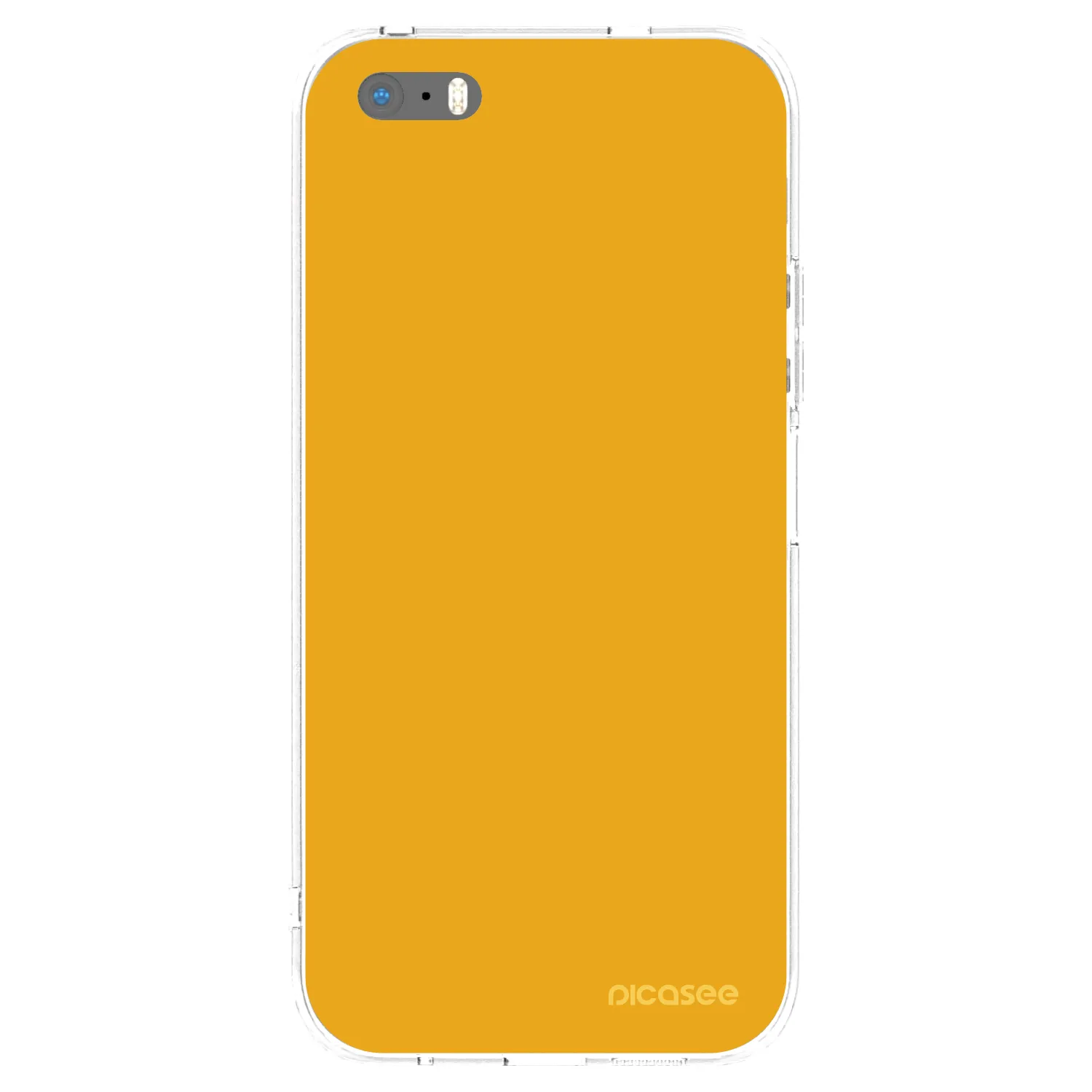 Picasee átlátszó szilikon tok az alábbi mobiltelefonokra Apple iPhone 5/5S/SE - Sun