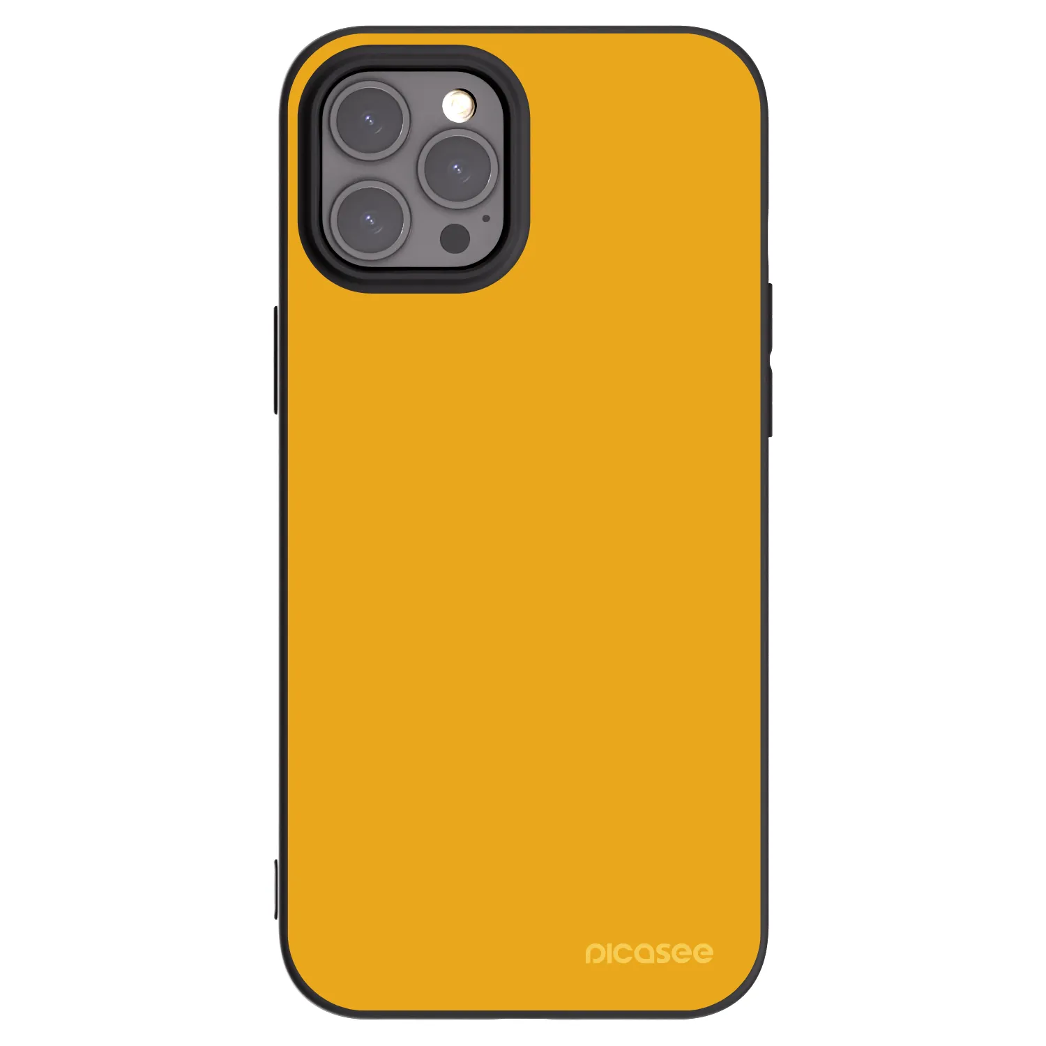 Picasee fekete szilikon tok az alábbi mobiltelefonokra Apple iPhone 12 Pro Max - Sun