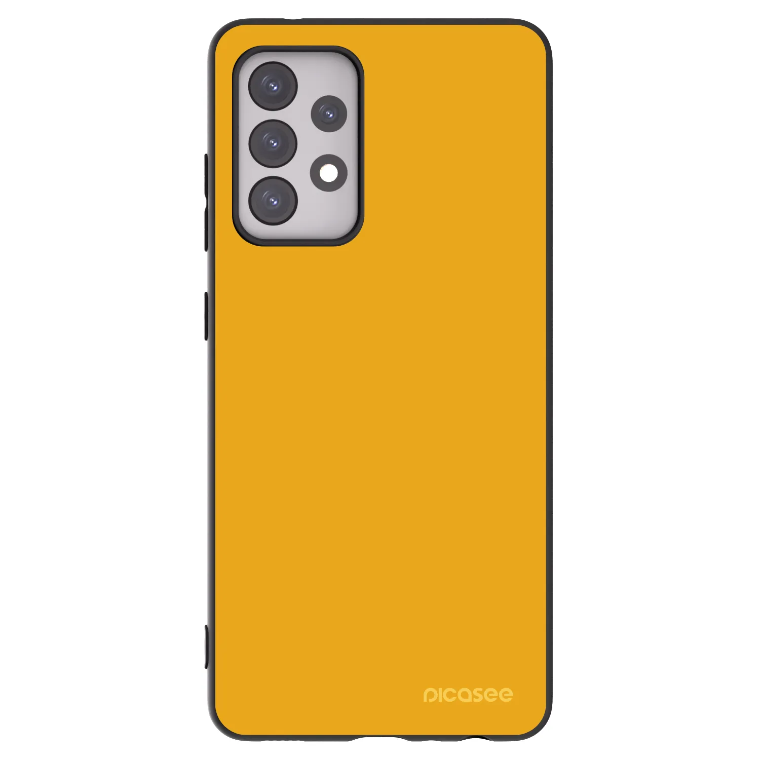 Picasee fekete szilikon tok az alábbi mobiltelefonokra Samsung Galaxy A52 5G A525F - Sun