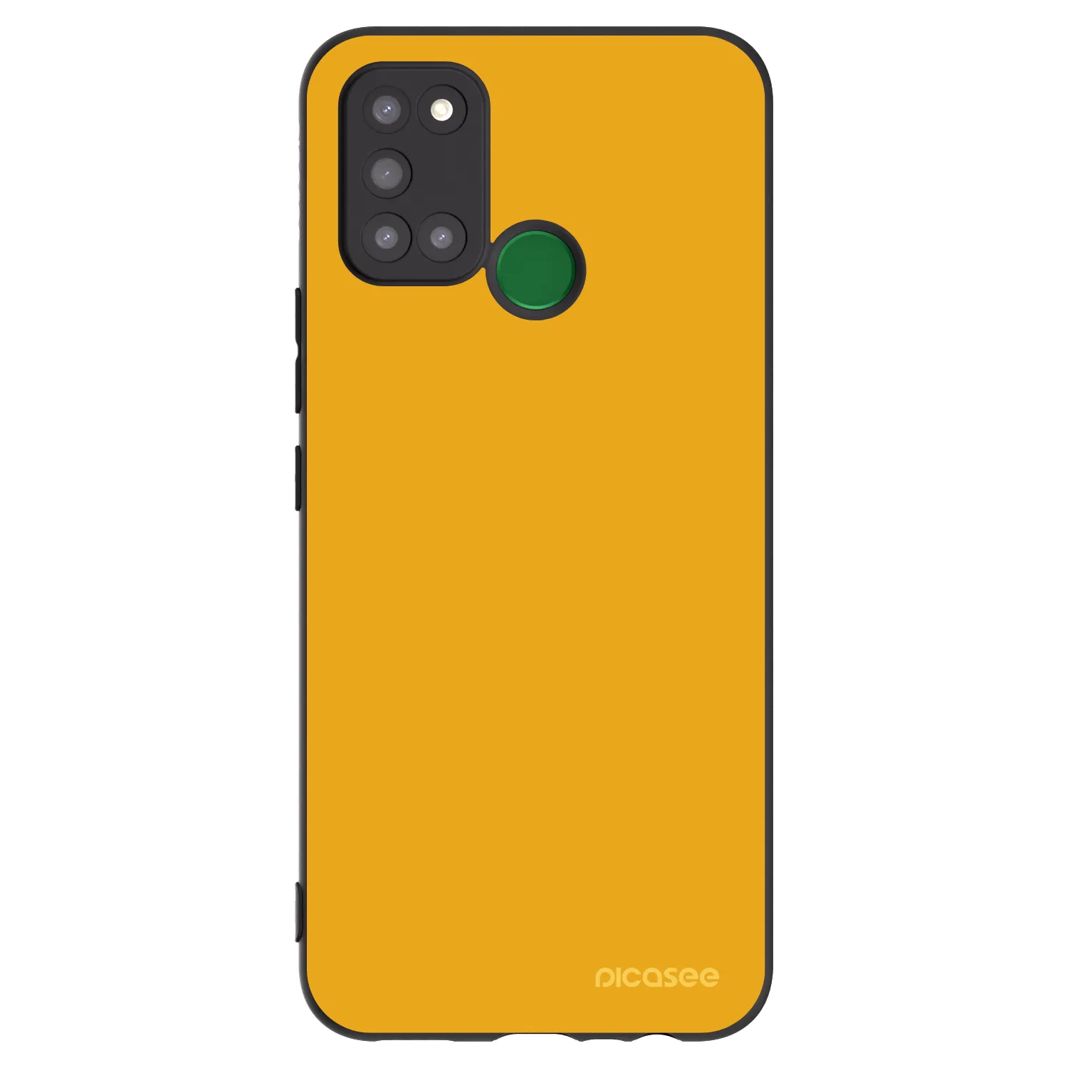 Picasee fekete szilikon tok az alábbi mobiltelefonokra Realme 7i - Sun
