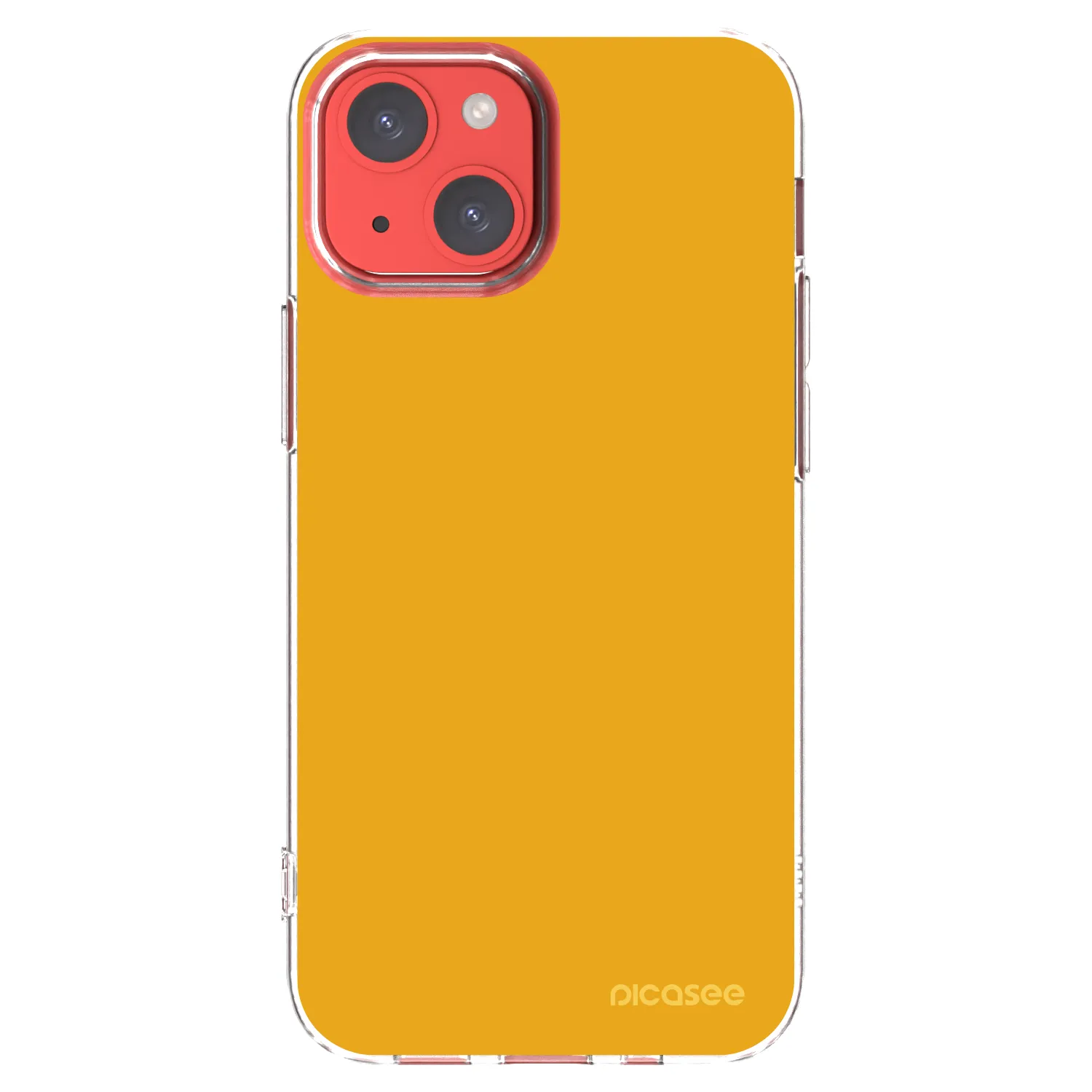 Picasee átlátszó szilikon tok az alábbi mobiltelefonokra Apple iPhone 13 mini - Sun