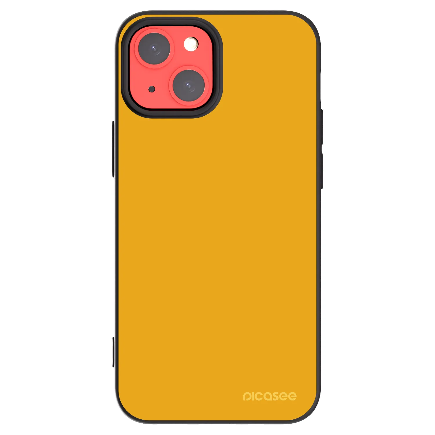 Picasee fekete szilikon tok az alábbi mobiltelefonokra Apple iPhone 13 mini - Sun