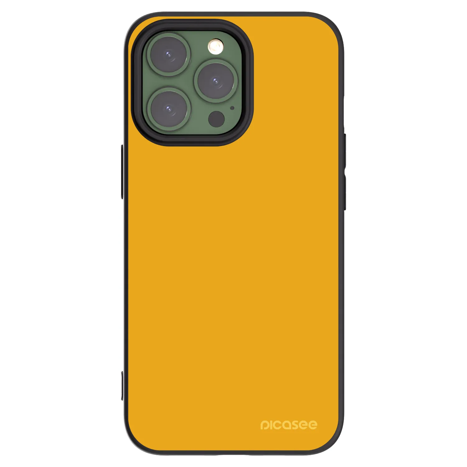 Picasee fekete szilikon tok az alábbi mobiltelefonokra Apple iPhone 13 Pro - Sun