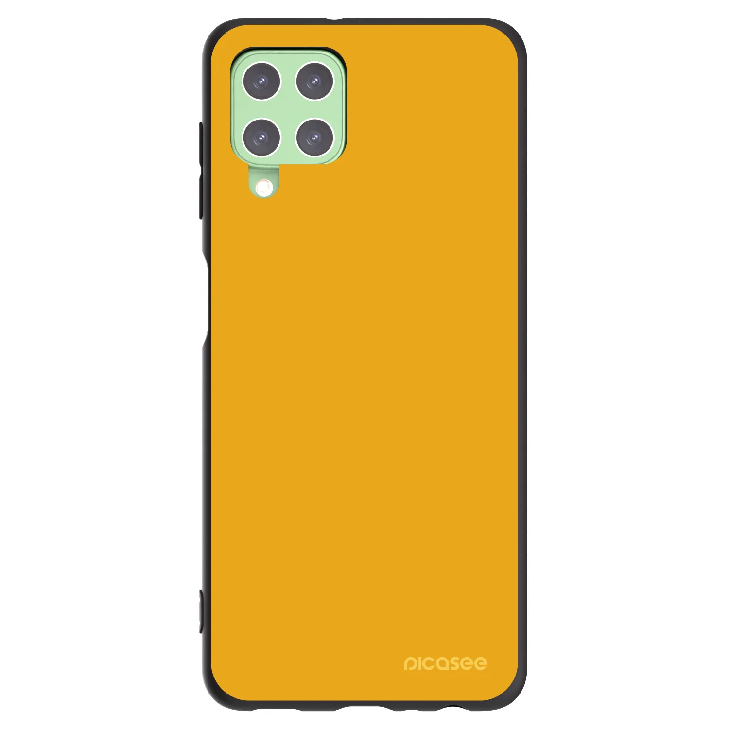 Picasee fekete szilikon tok az alábbi mobiltelefonokra Samsung Galaxy A22 A225F 4G - Sun