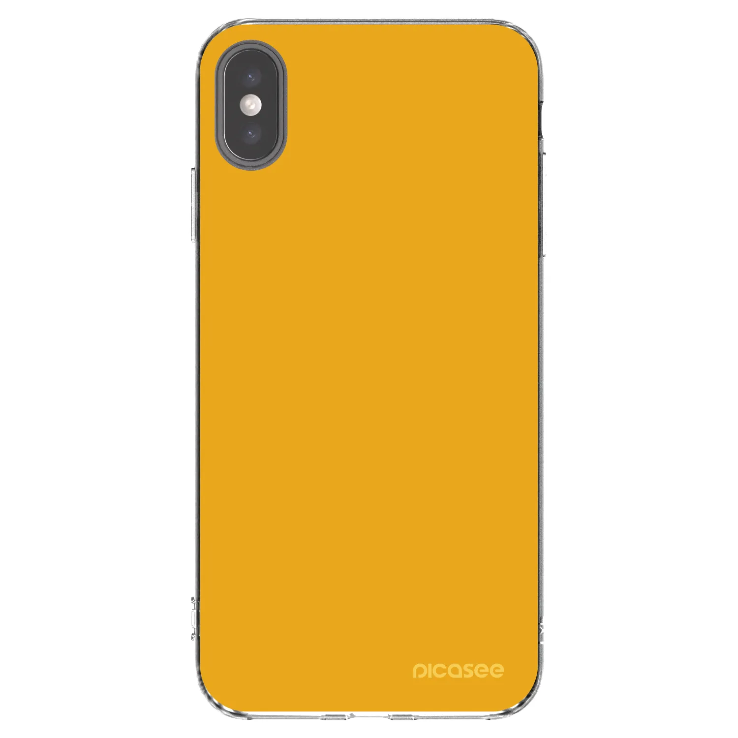 Picasee átlátszó szilikon tok az alábbi mobiltelefonokra Apple iPhone XS Max - Sun