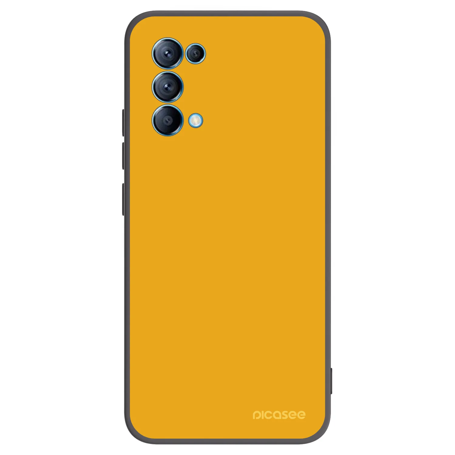 Picasee fekete szilikon tok az alábbi mobiltelefonokra OPPO Reno 5 5G - Sun