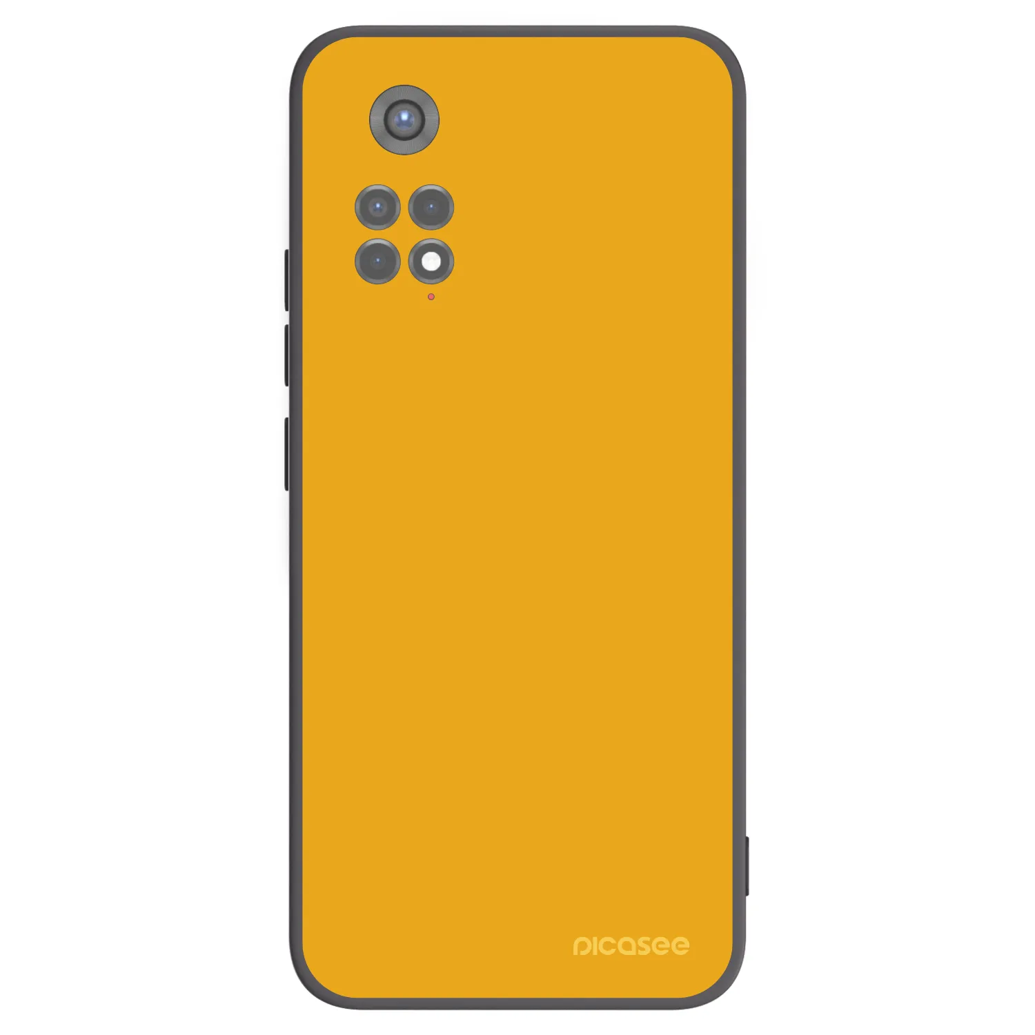 Picasee fekete szilikon tok az alábbi mobiltelefonokra Xiaomi Redmi Note 11S 5G - Sun