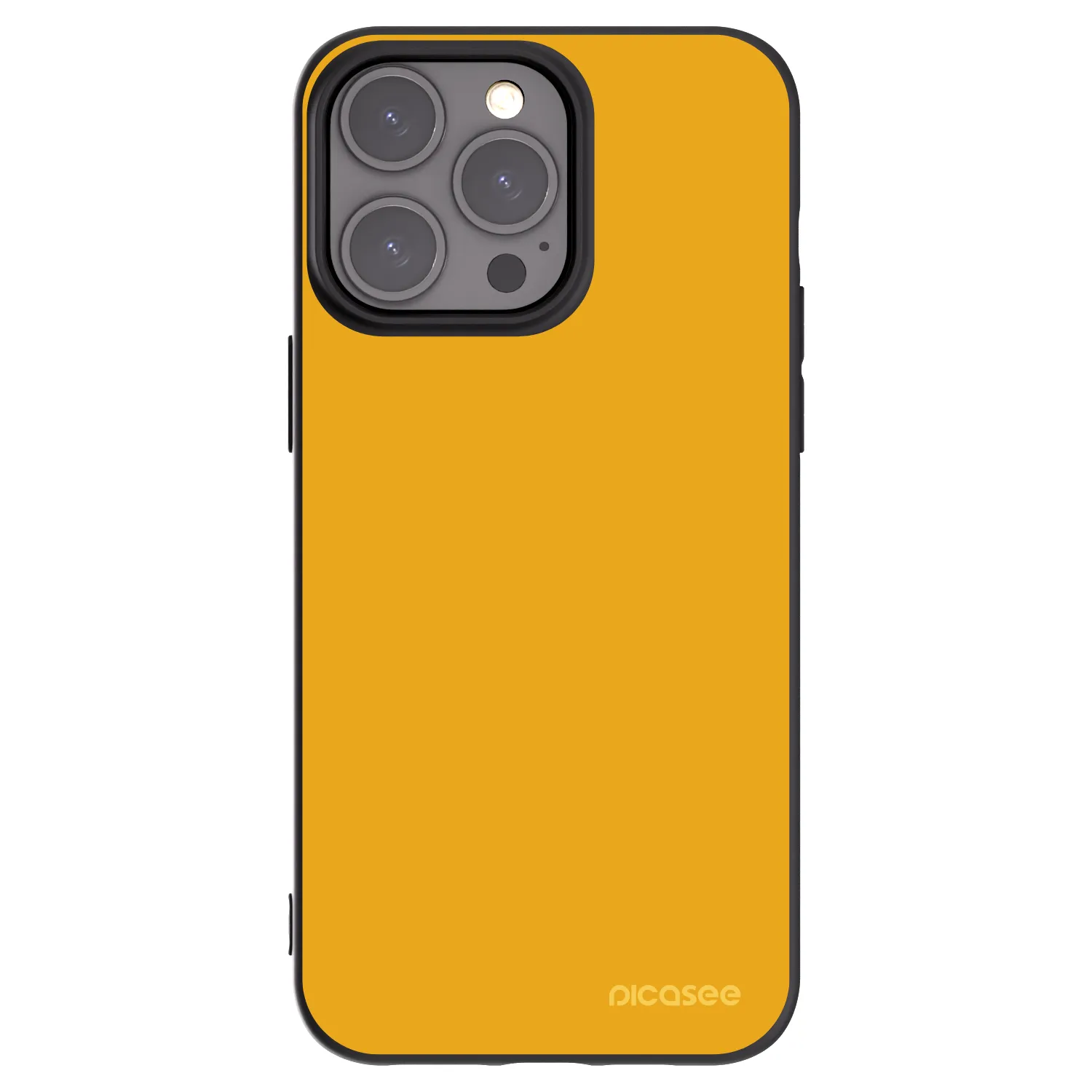Picasee fekete szilikon tok az alábbi mobiltelefonokra Apple iPhone 15 Pro Max - Sun